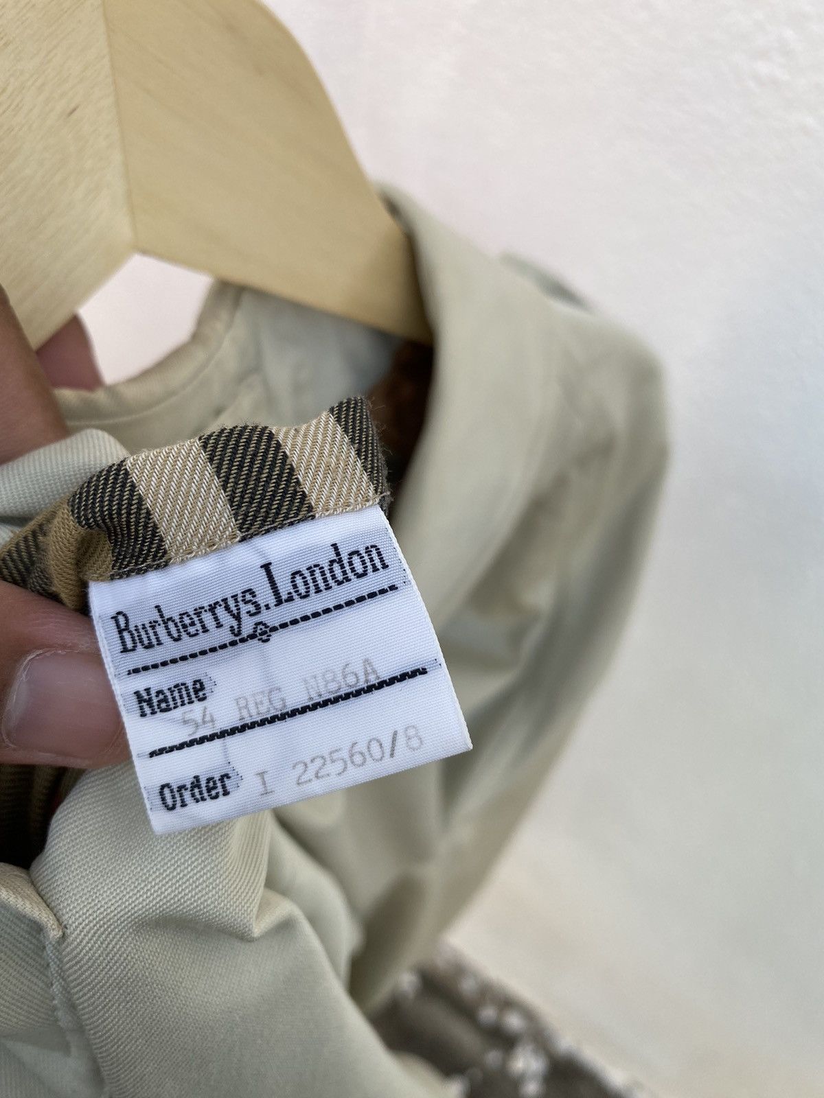 Burberry Prorsum Vintage Burberrys nova check inside trench coat / parkas Size US L / EU 52-54 / 3 - 7 Thumbnail