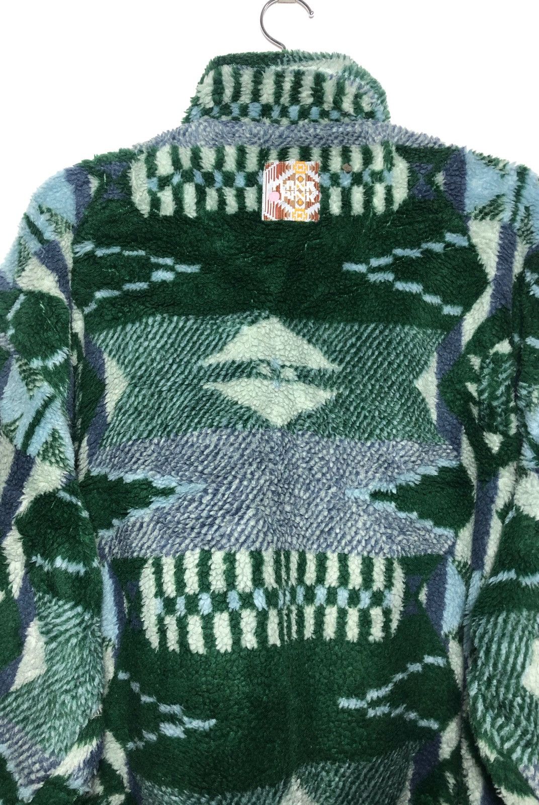 Japanese Brand Think Pink Multicolor Abstract Jacket Sweater Size US L / EU 52-54 / 3 - 5 Thumbnail