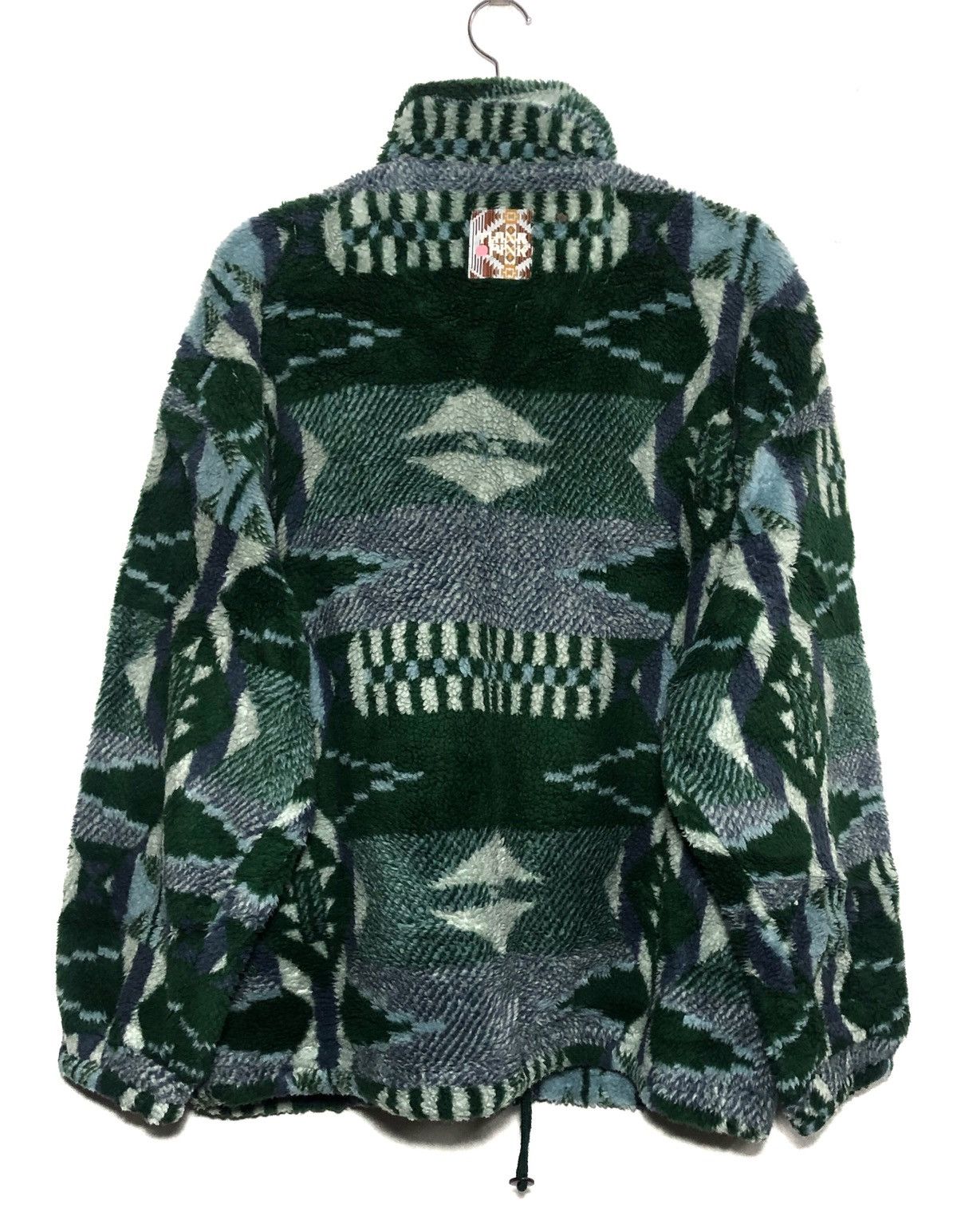 Japanese Brand Think Pink Multicolor Abstract Jacket Sweater Size US L / EU 52-54 / 3 - 4 Thumbnail