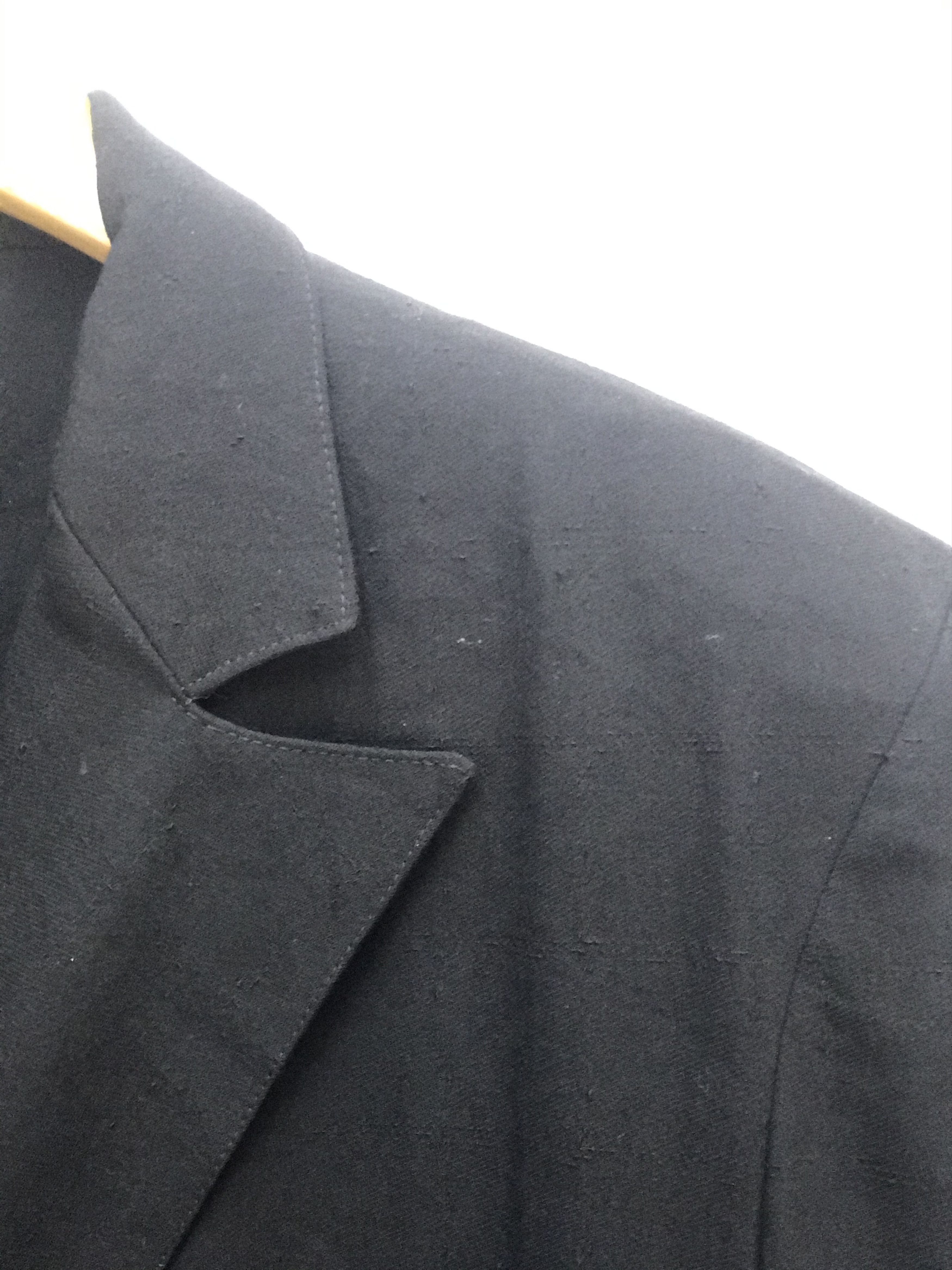 Yohji Yamamoto VINTAGE YOHJI YAMAMOTO WOOL GABARDINE OVERCOAT Size US L / EU 52-54 / 3 - 7 Thumbnail