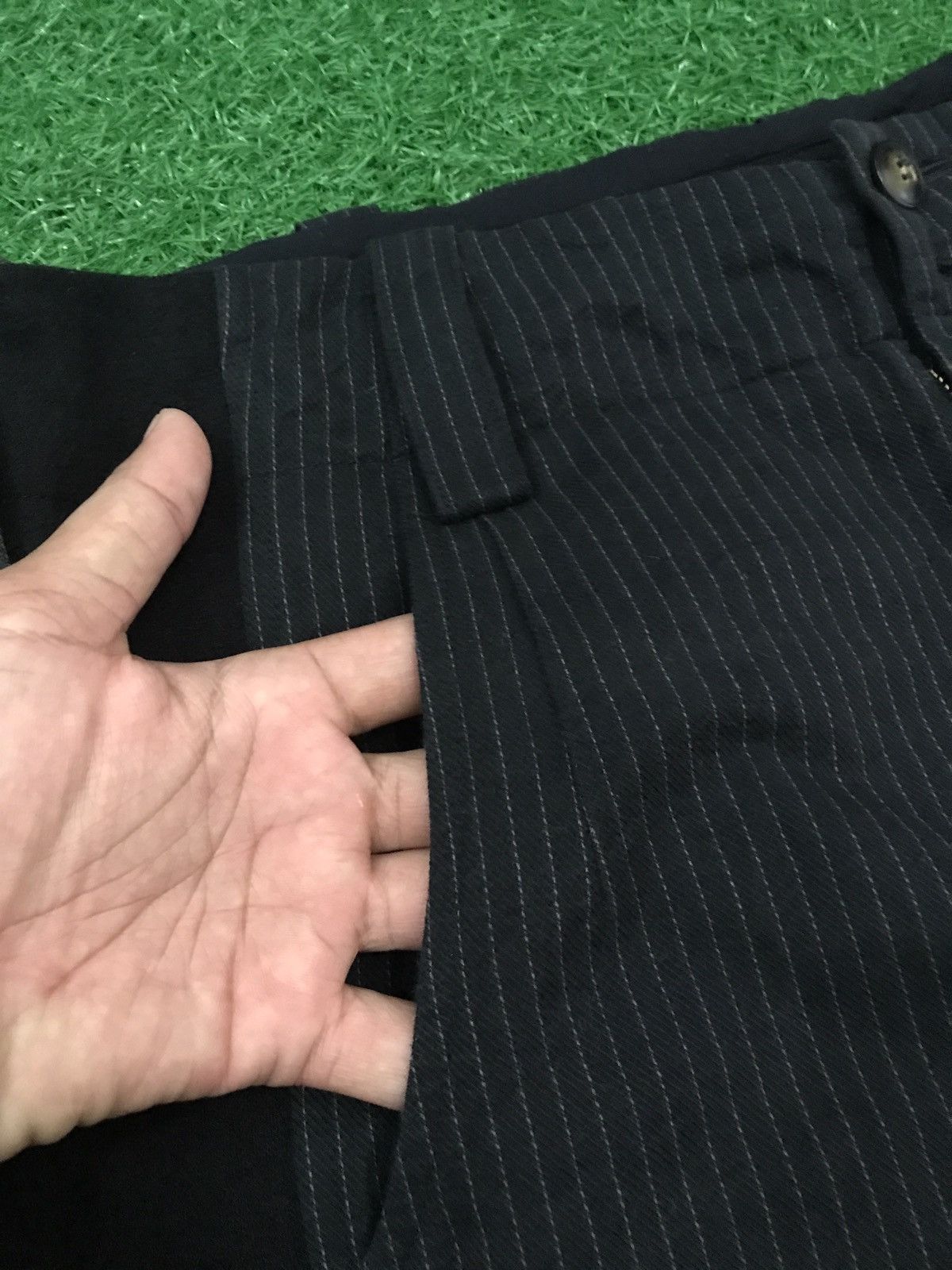 Japanese Brand Qua-drille-rangle cropped pant nice design Size US 34 / EU 50 - 7 Thumbnail