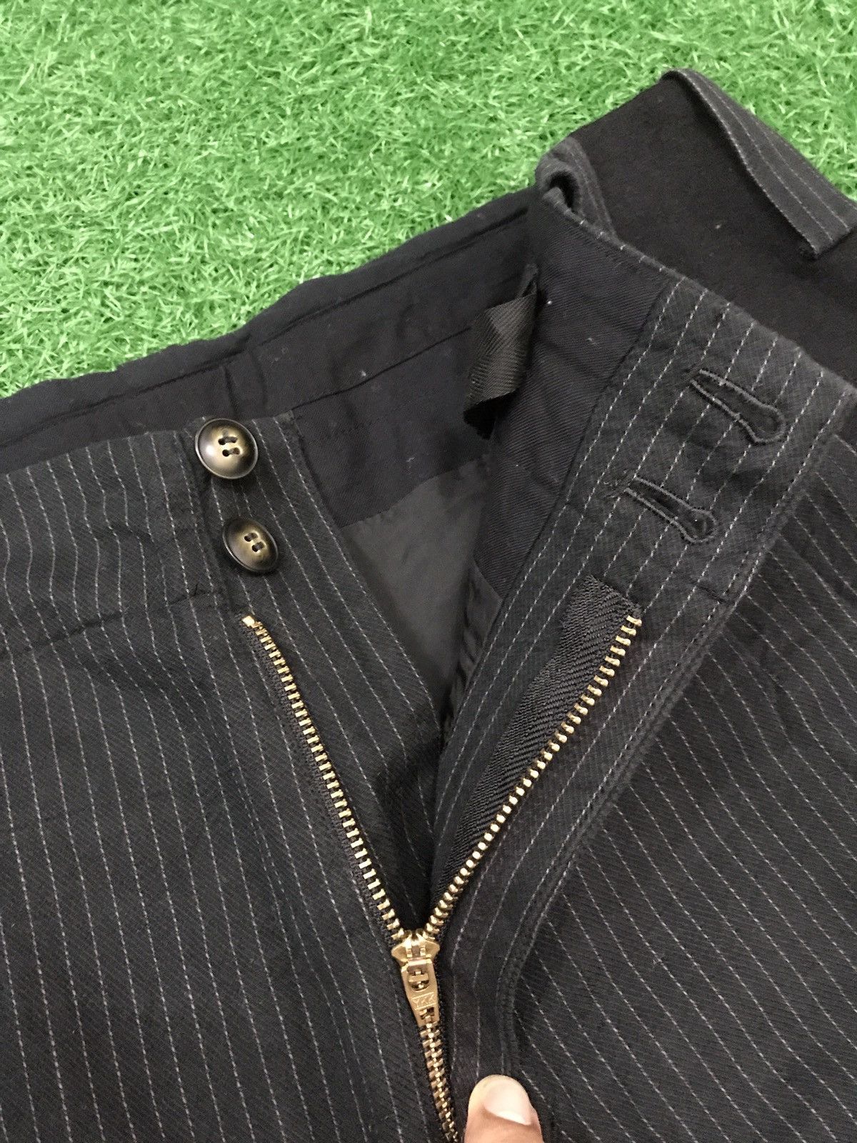 Japanese Brand Qua-drille-rangle cropped pant nice design Size US 34 / EU 50 - 8 Thumbnail