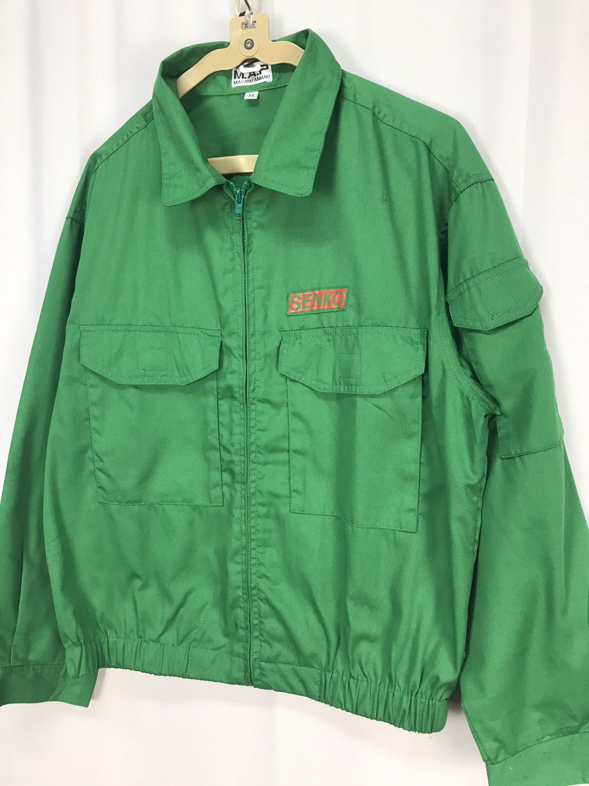 Japanese Brand × Vintage Vintage Senko uniform zipper jacket by m.a.p masaru amano Size US M / EU 48-50 / 2 - 5 Thumbnail