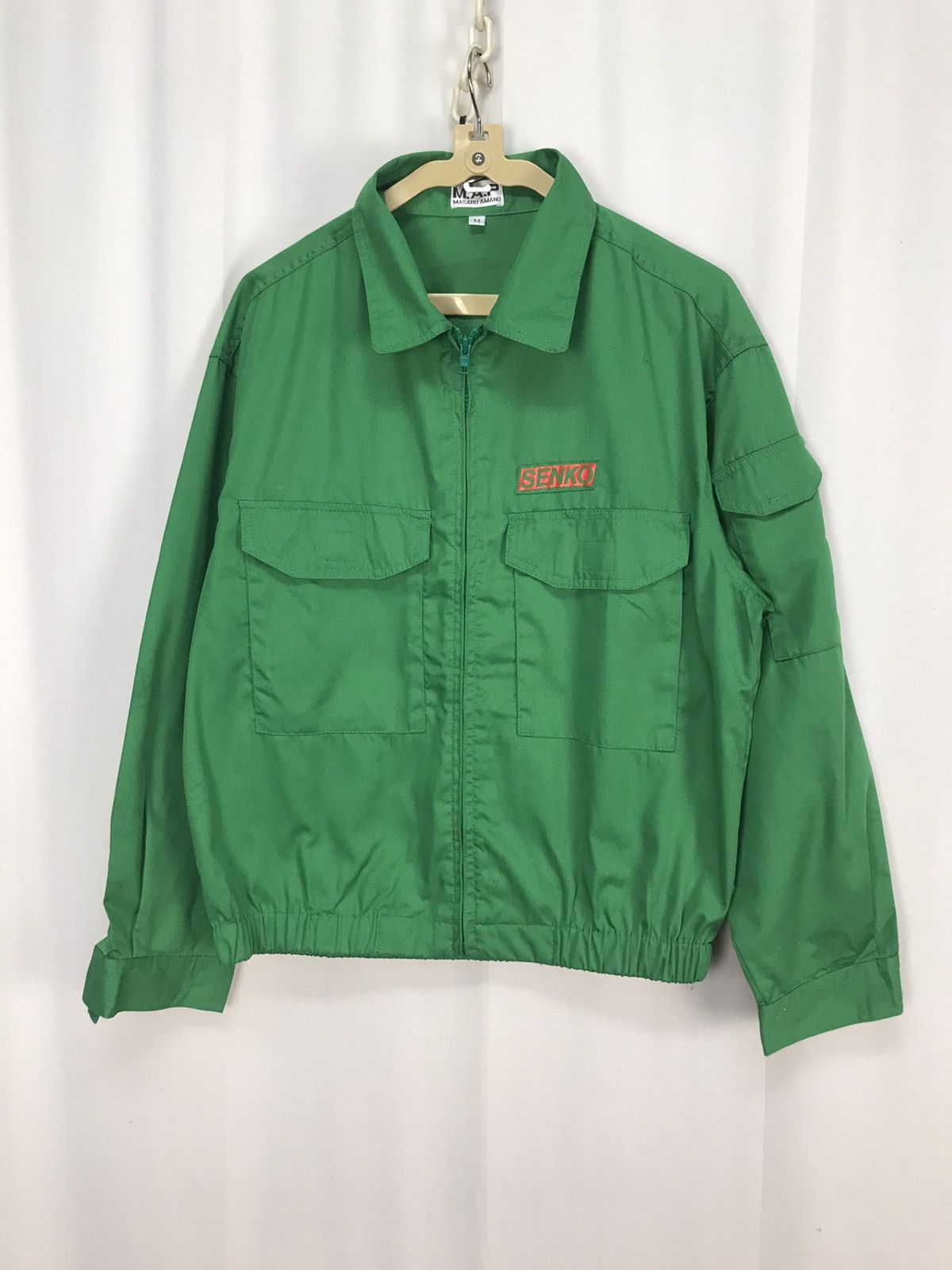 Japanese Brand × Vintage Vintage Senko uniform zipper jacket by m.a.p masaru amano Size US M / EU 48-50 / 2 - 6 Thumbnail
