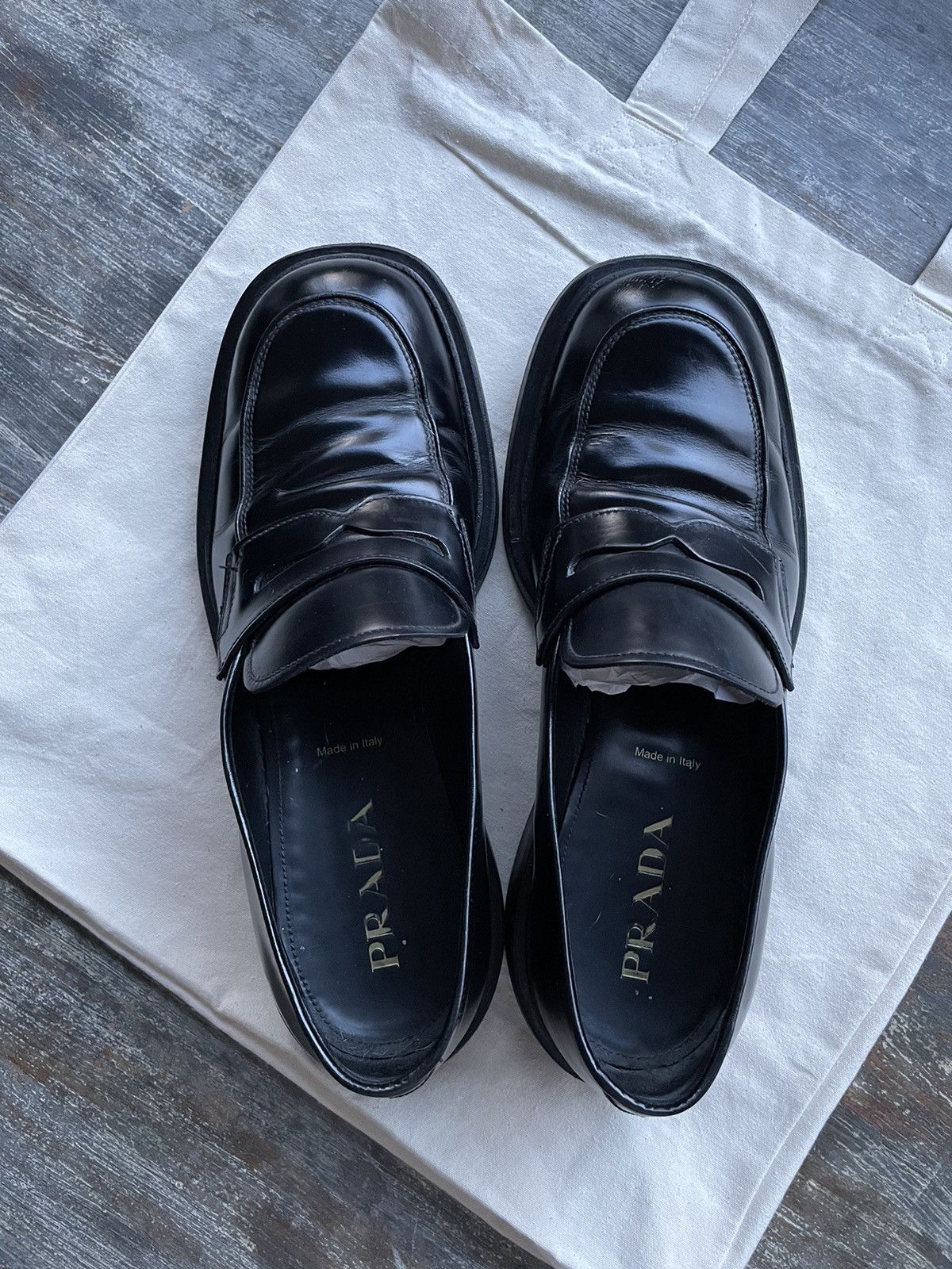 Prada Mocassins Prada AW19 Size US 9.5 / EU 42-43 - 2 Thumbnail