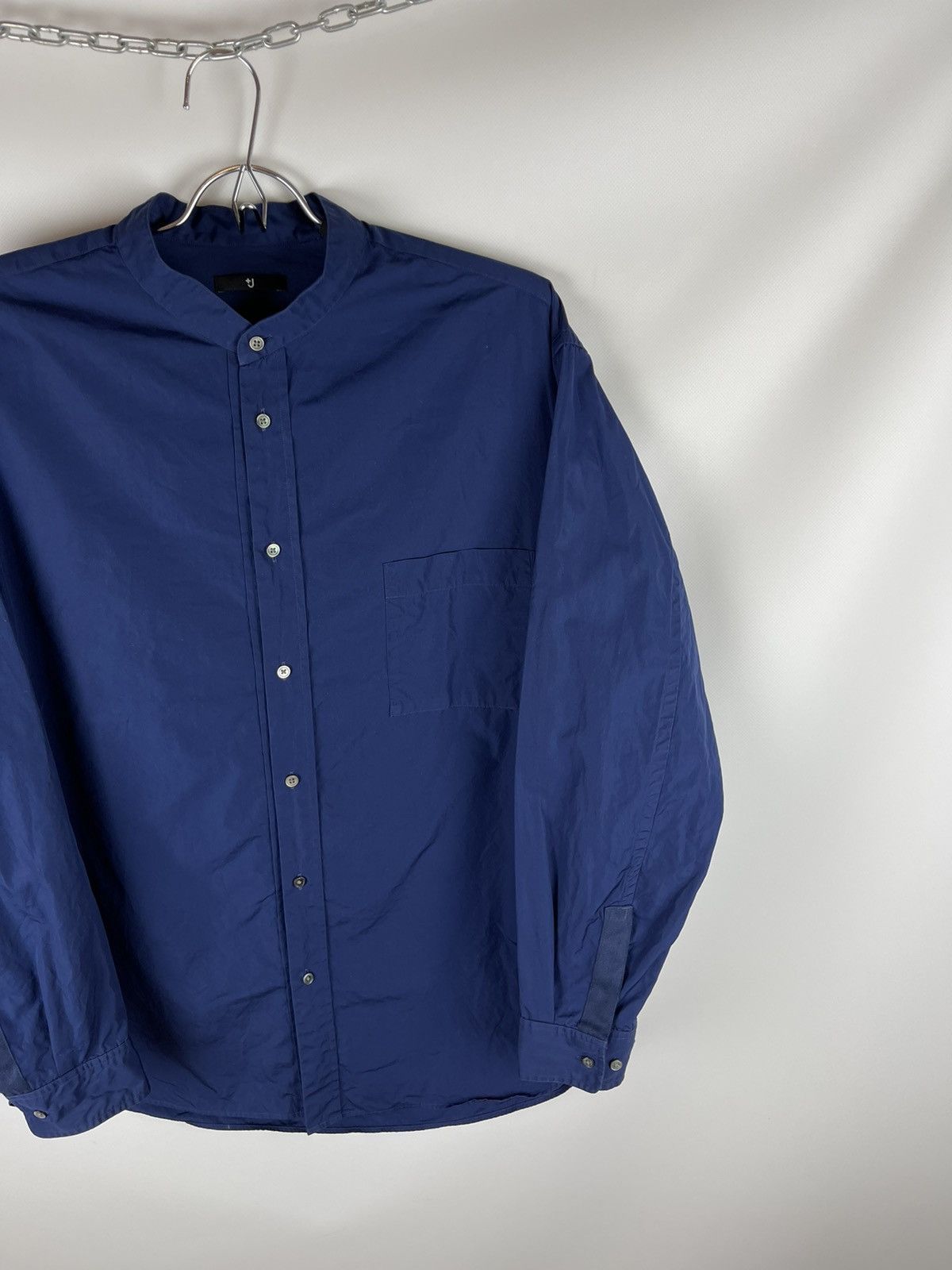 Jil Sander × Uniqlo Uniqlo x Jil Sander collarless oversized ls shirt Japanese Size US L / EU 52-54 / 3 - 5 Thumbnail