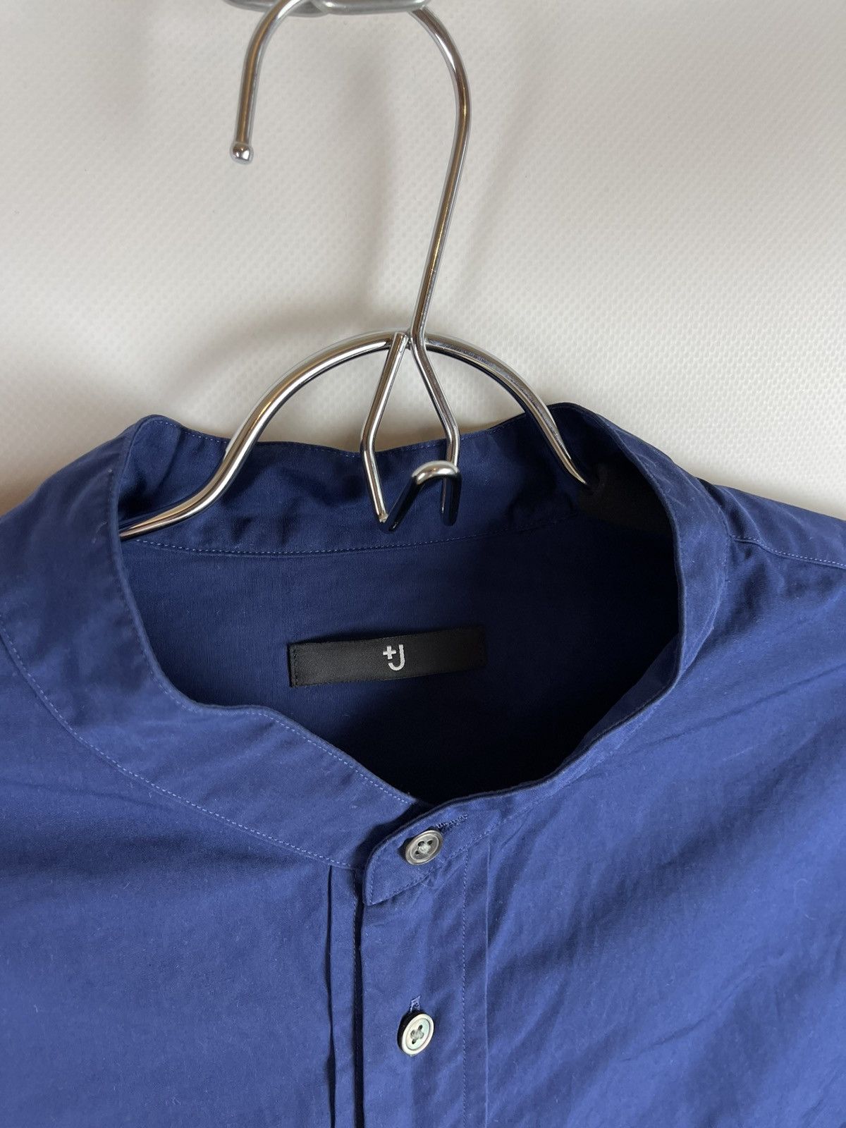 Jil Sander × Uniqlo Uniqlo x Jil Sander collarless oversized ls shirt Japanese Size US L / EU 52-54 / 3 - 7 Thumbnail