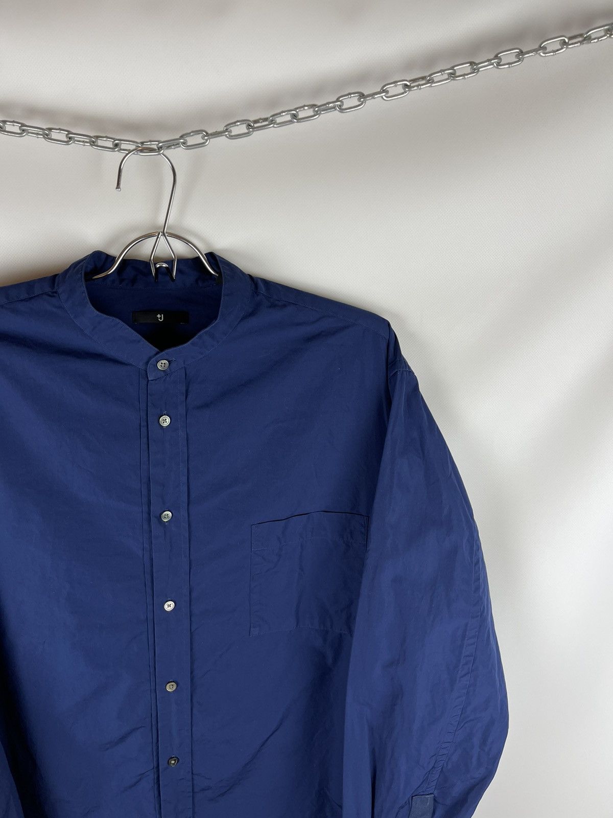 Jil Sander × Uniqlo Uniqlo x Jil Sander collarless oversized ls shirt Japanese Size US L / EU 52-54 / 3 - 3 Thumbnail