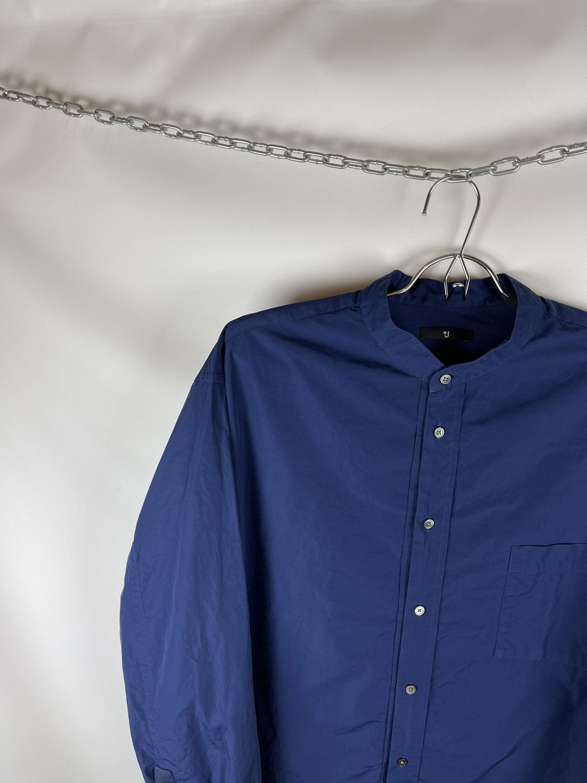 Jil Sander × Uniqlo Uniqlo x Jil Sander collarless oversized ls shirt Japanese Size US L / EU 52-54 / 3 - 2 Thumbnail