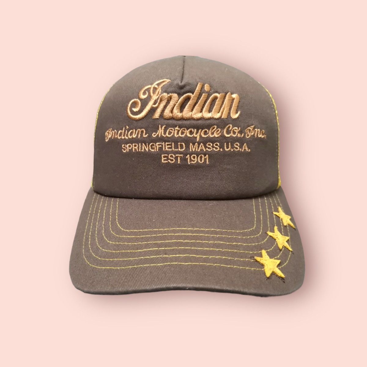 Indian Motorcycle INDIAN MOTORCYCLES TRUCKER SNAPBACK Size ONE SIZE - 3 Thumbnail
