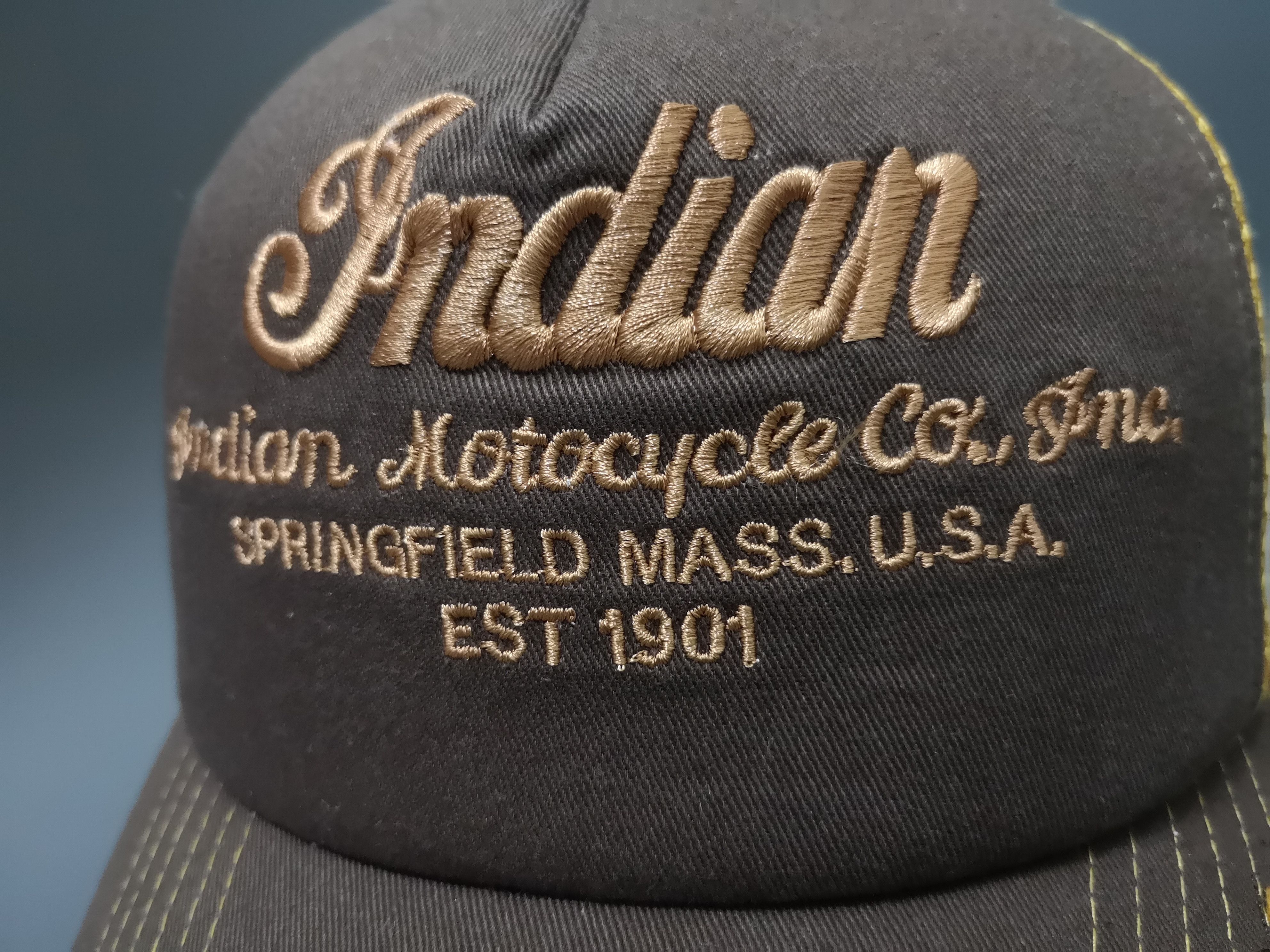 Indian Motorcycle INDIAN MOTORCYCLES TRUCKER SNAPBACK Size ONE SIZE - 6 Thumbnail