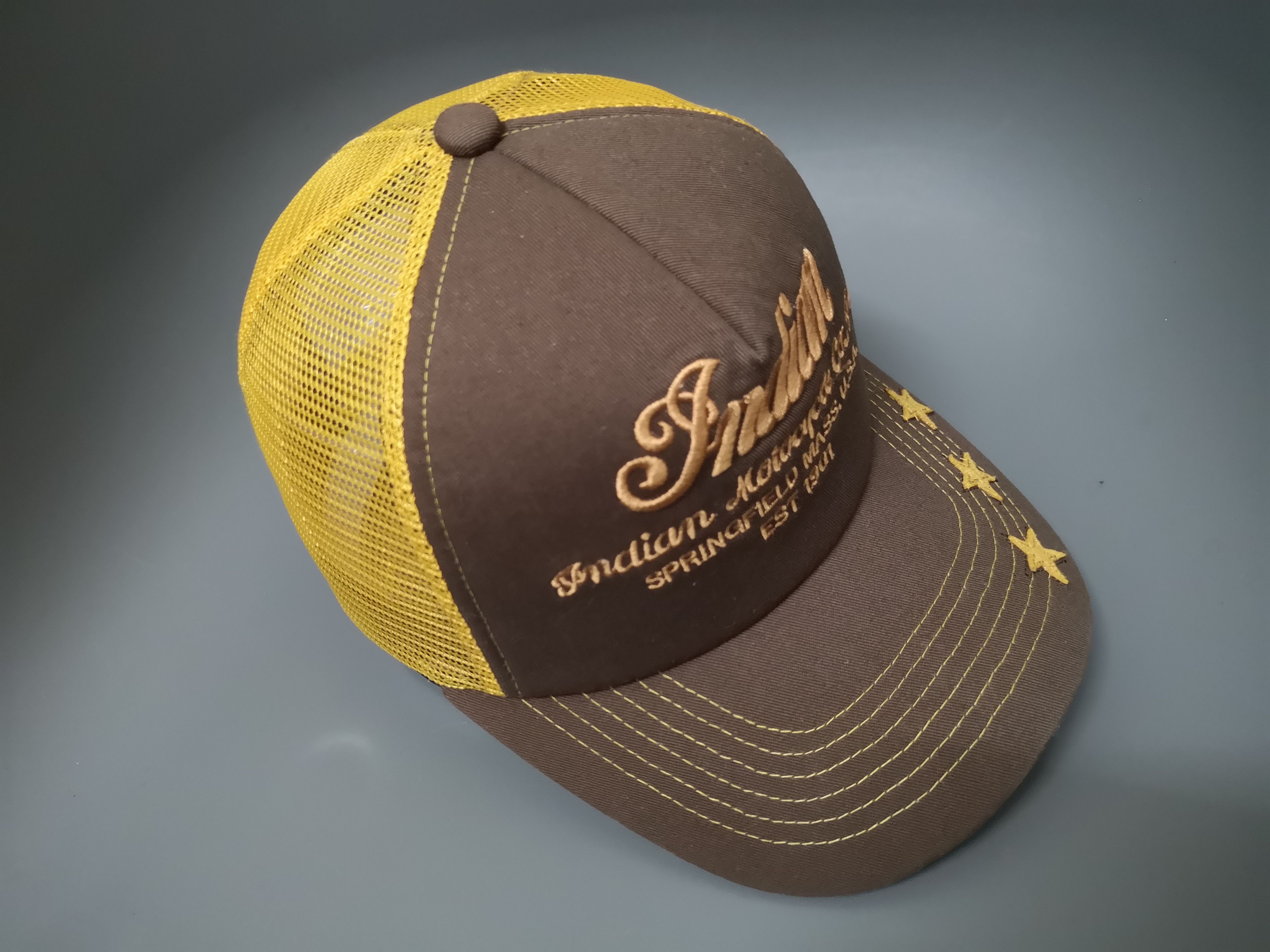 Indian Motorcycle INDIAN MOTORCYCLES TRUCKER SNAPBACK Size ONE SIZE - 9 Thumbnail