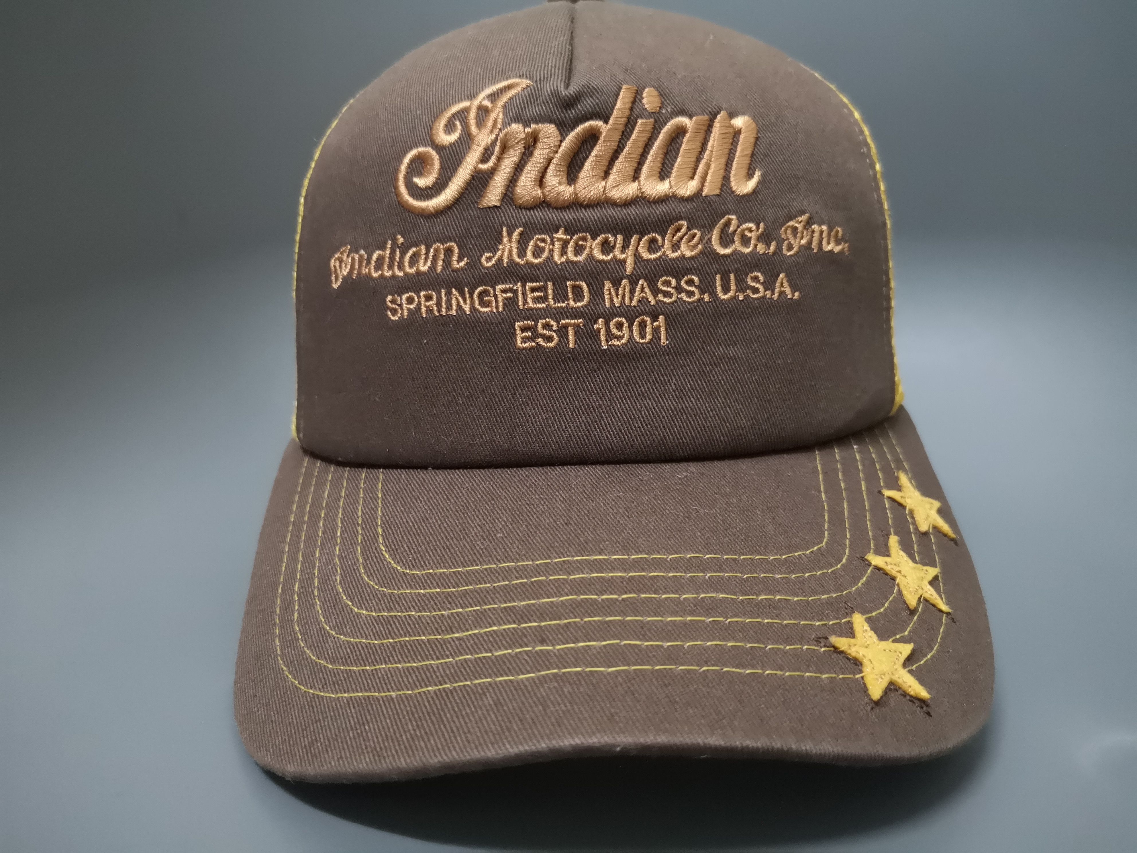 Indian Motorcycle INDIAN MOTORCYCLES TRUCKER SNAPBACK Size ONE SIZE - 7 Thumbnail