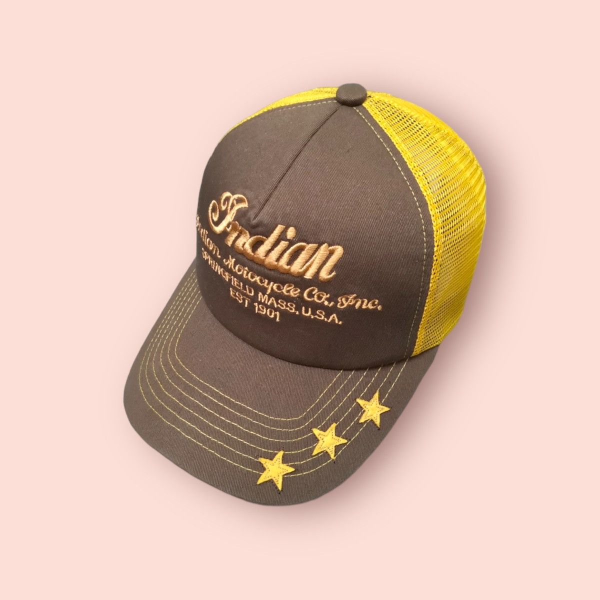 Indian Motorcycle INDIAN MOTORCYCLES TRUCKER SNAPBACK Size ONE SIZE - 1 Thumbnail