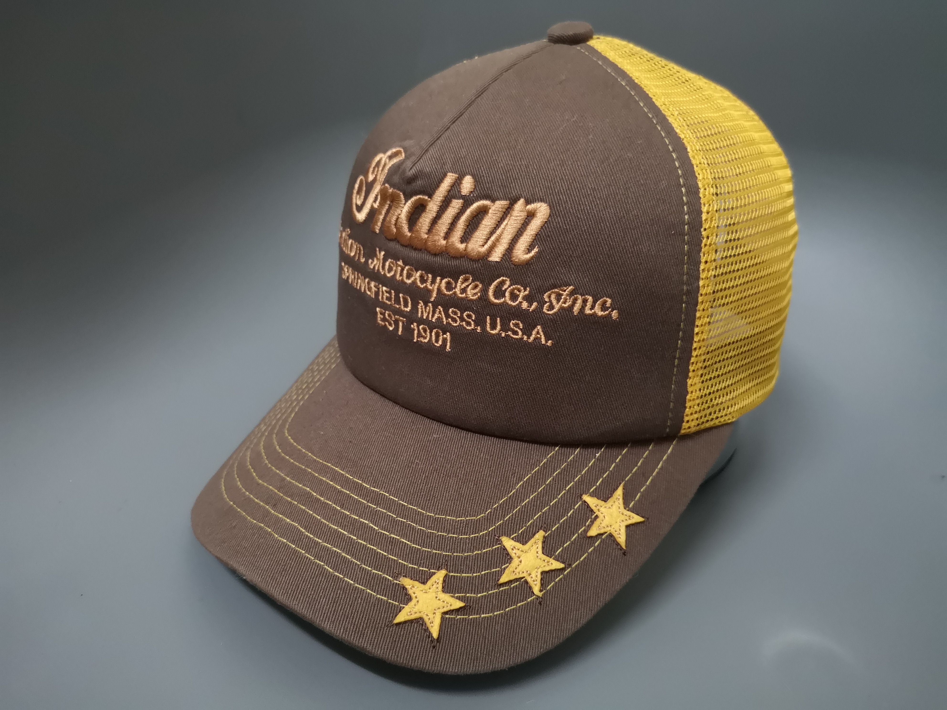 Indian Motorcycle INDIAN MOTORCYCLES TRUCKER SNAPBACK Size ONE SIZE - 8 Thumbnail