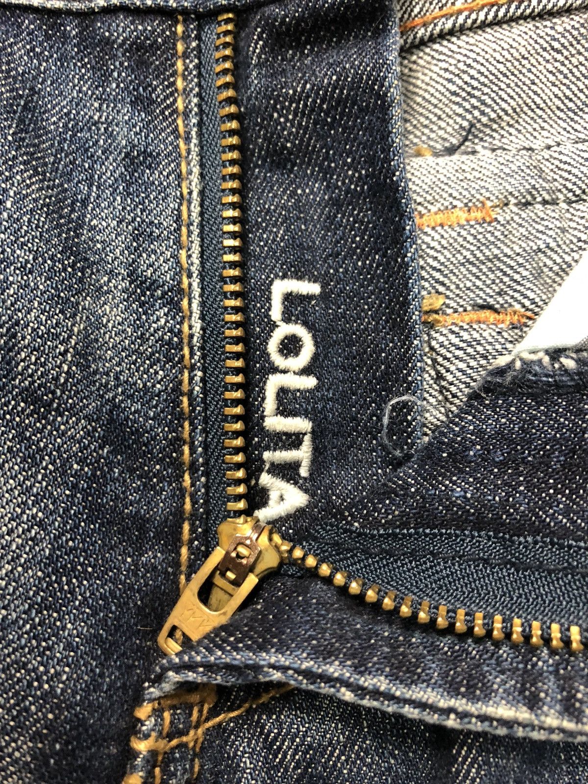 Japanese Brand × Vintage NARA LOLITA DISTRESSED PATCH WORK NICE FADED DESIGN DENIM Size US 30 / EU 46 - 4 Thumbnail