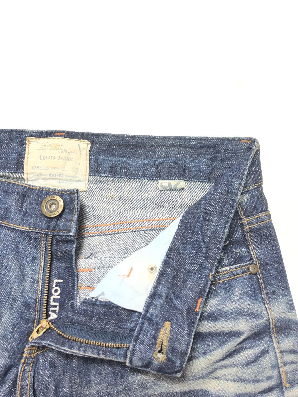 Japanese Brand × Vintage NARA LOLITA DISTRESSED PATCH WORK NICE FADED DESIGN DENIM Size US 30 / EU 46 - 5 Thumbnail