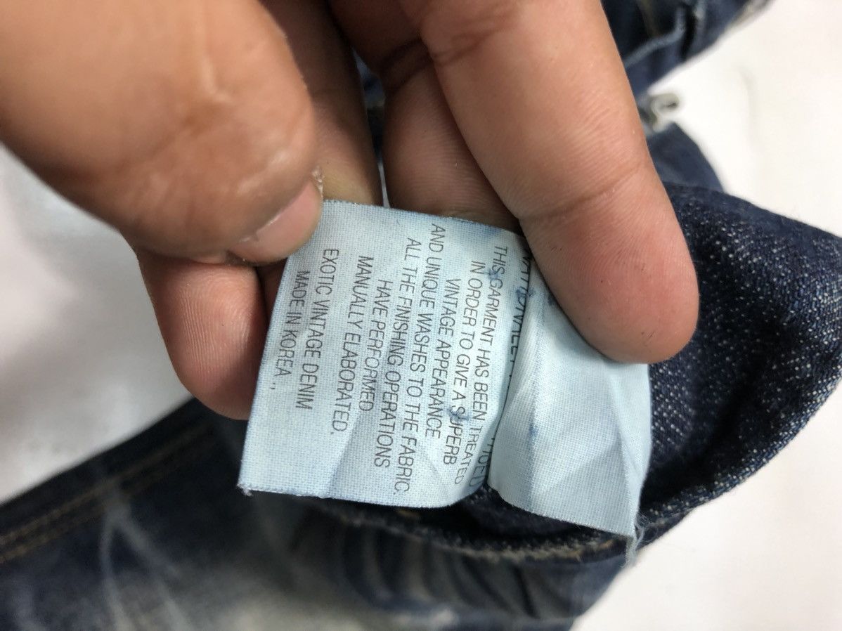 Japanese Brand × Vintage NARA LOLITA DISTRESSED PATCH WORK NICE FADED DESIGN DENIM Size US 30 / EU 46 - 9 Thumbnail