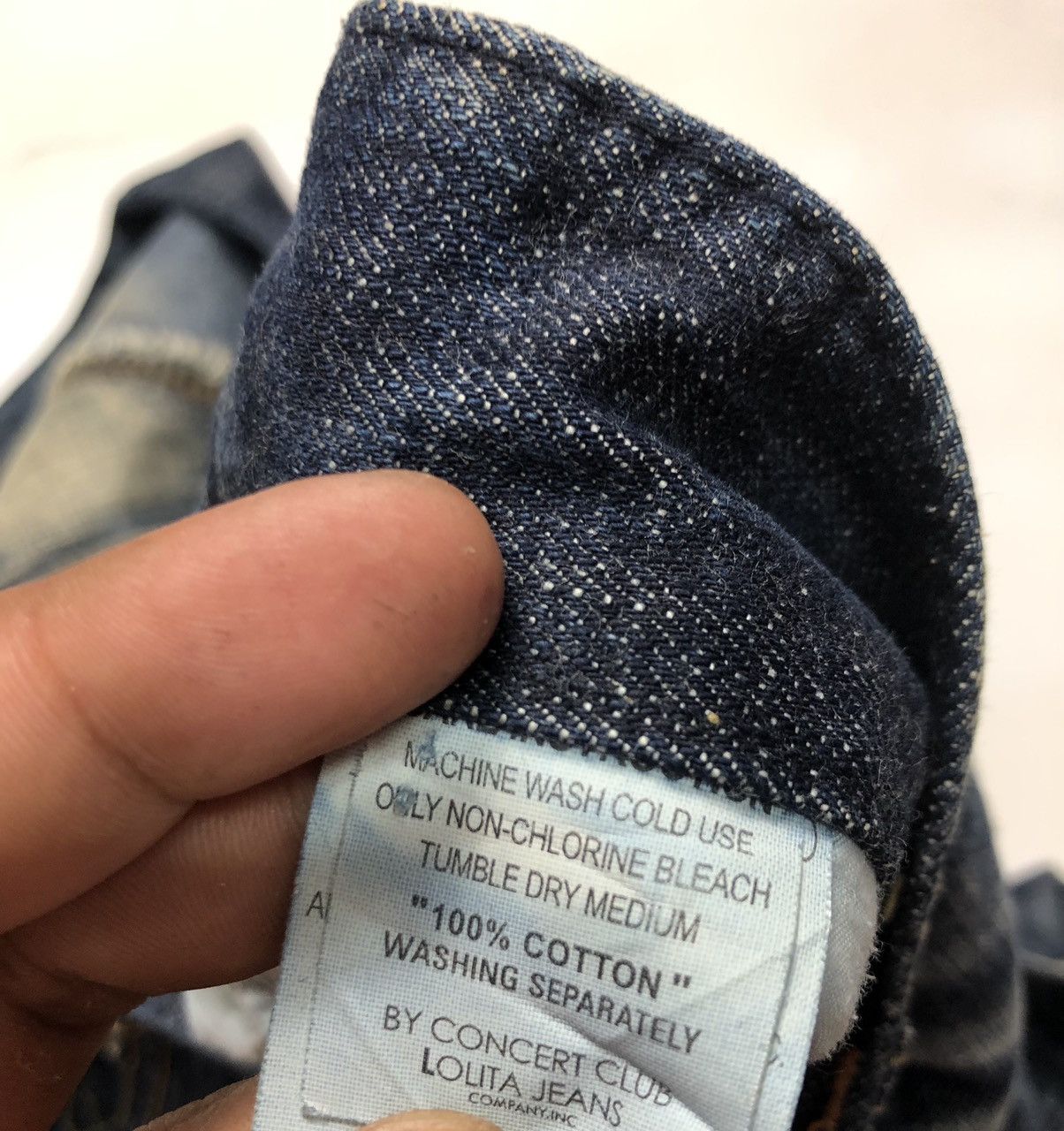 Japanese Brand × Vintage NARA LOLITA DISTRESSED PATCH WORK NICE FADED DESIGN DENIM Size US 30 / EU 46 - 8 Thumbnail