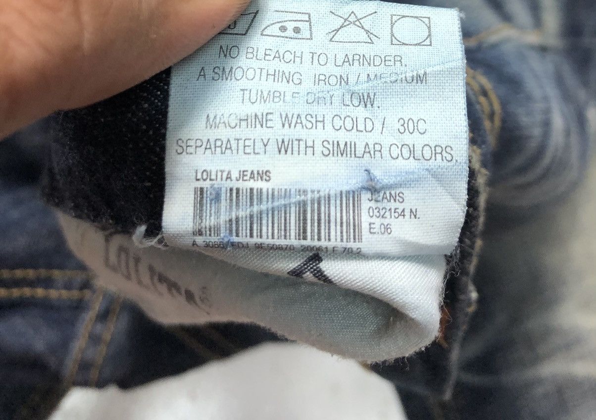 Japanese Brand × Vintage NARA LOLITA DISTRESSED PATCH WORK NICE FADED DESIGN DENIM Size US 30 / EU 46 - 10 Thumbnail