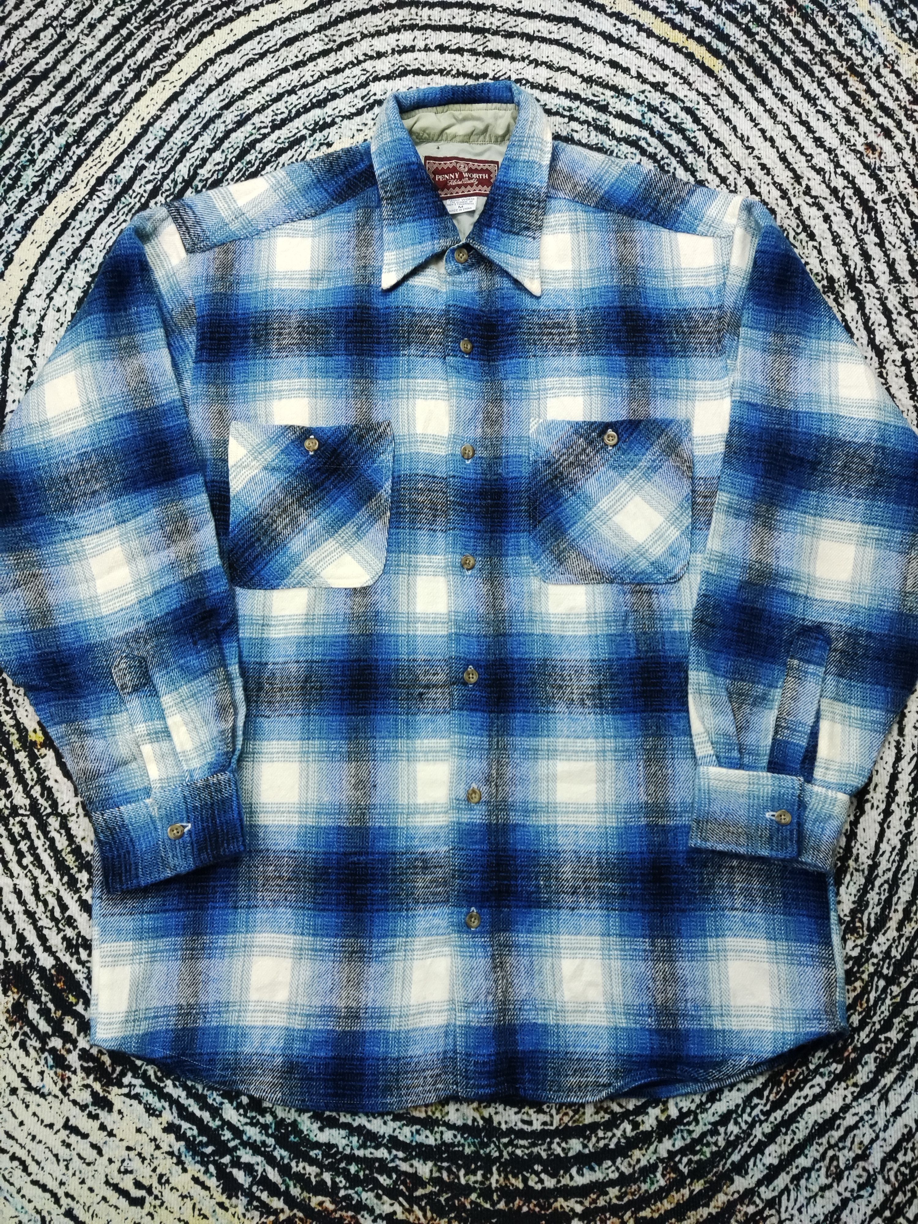 Japanese Brand 🔥Accept Offer🔥Vintage penny worth wool flannel shirt Size US M / EU 48-50 / 2 - 2 Thumbnail