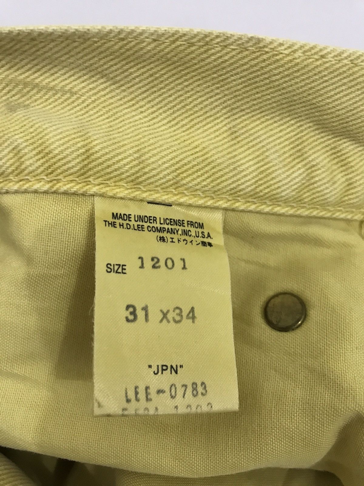 Lee vintage lee denim jeans pant 31x34 Size US 30 / EU 46 - 11 Thumbnail