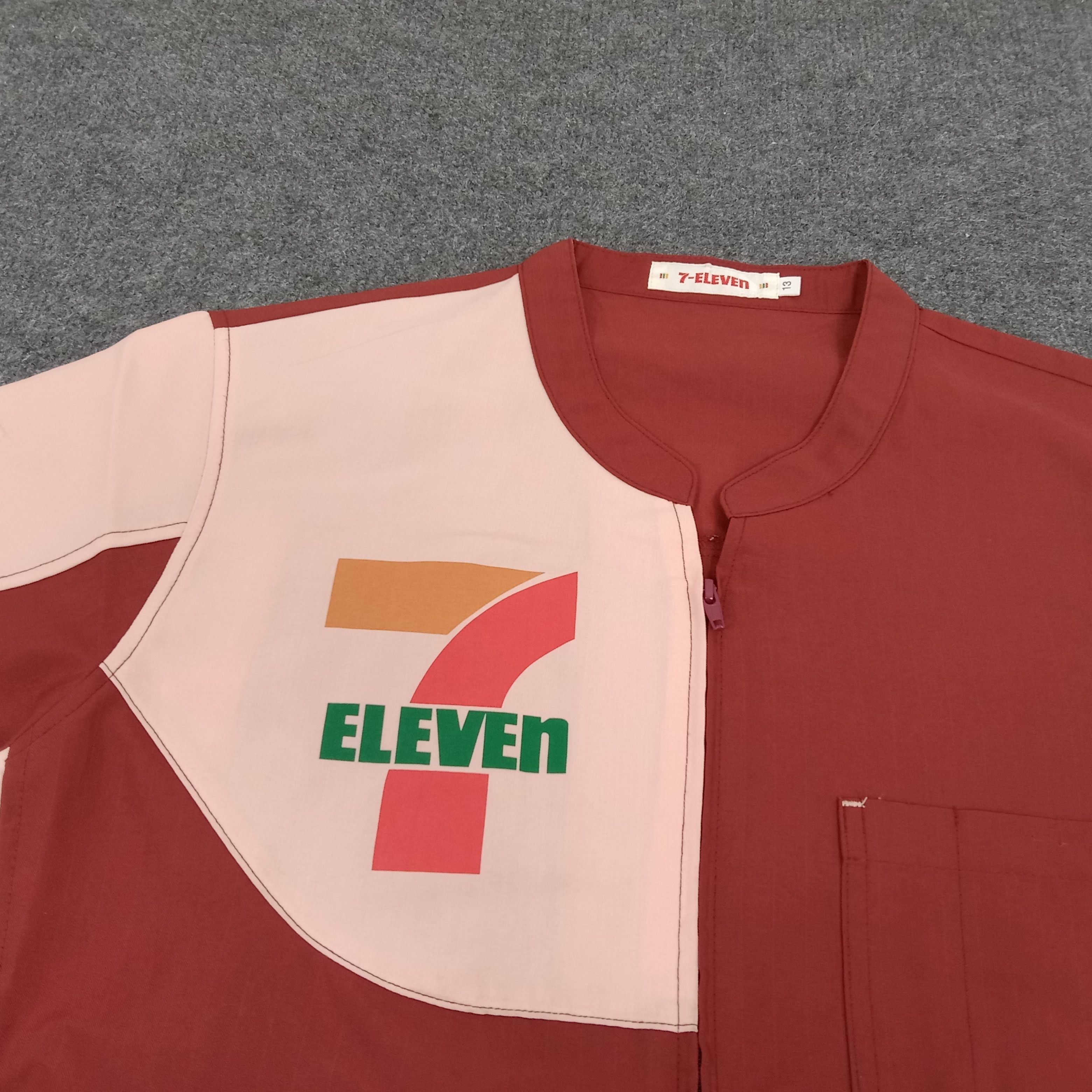 Japanese Brand × Vintage 7 Eleven Japanese Brand Uniform Jacket Size US M / EU 48-50 / 2 - 2 Thumbnail
