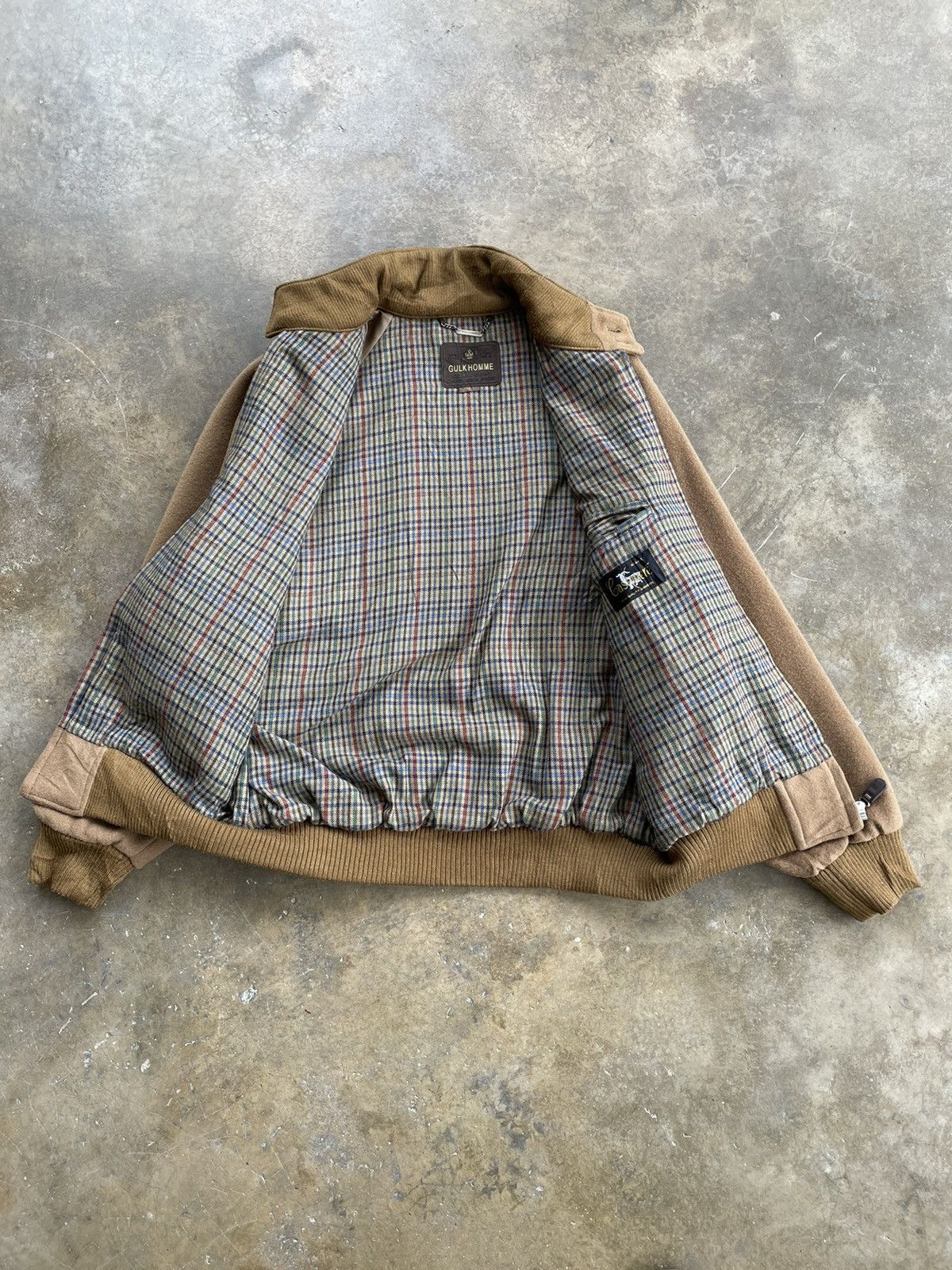 Japanese Brand × Vintage GULK HOMME CASHMERE BOMBER Size US L / EU 52-54 / 3 - 5 Thumbnail