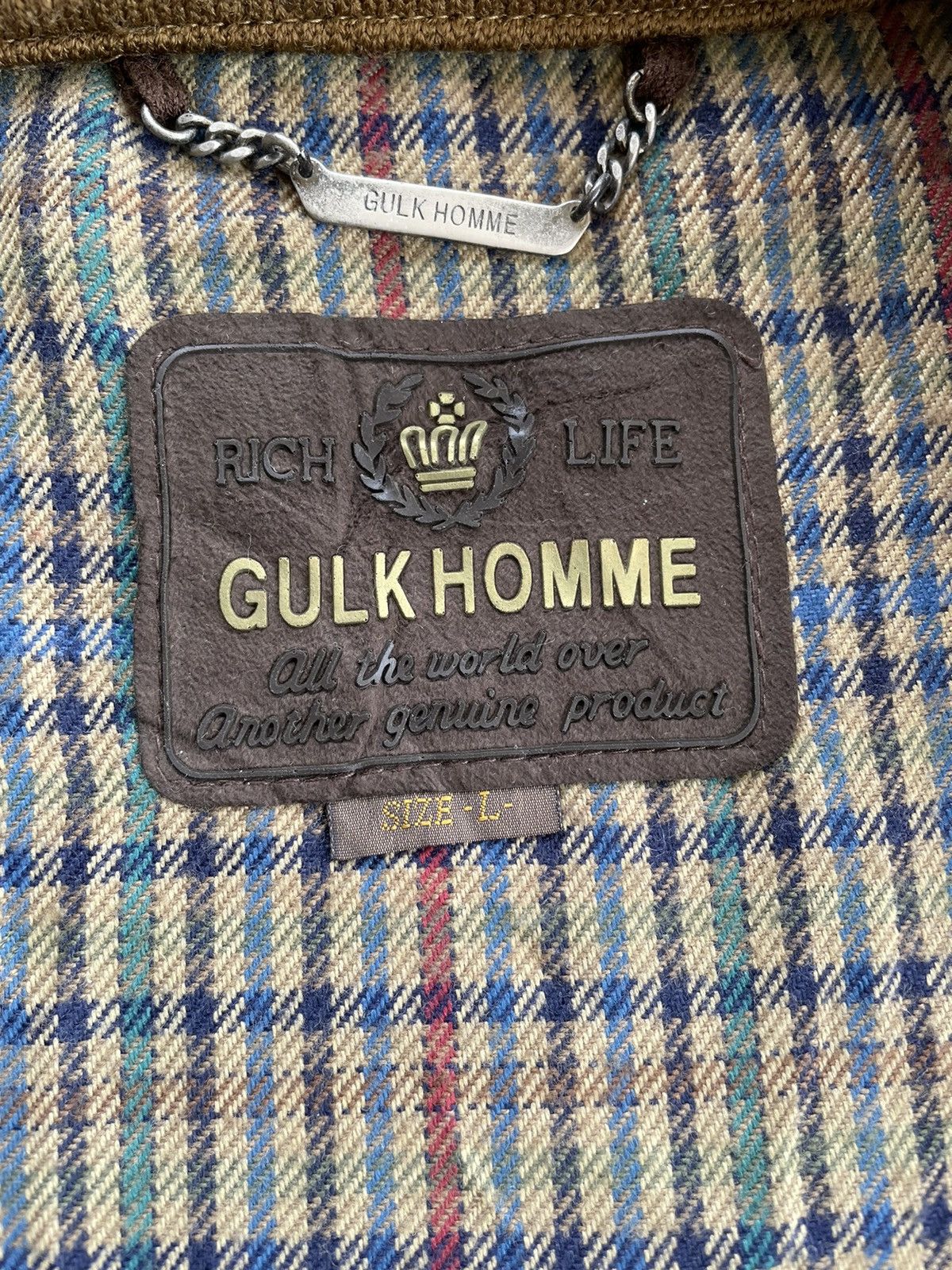 Japanese Brand × Vintage GULK HOMME CASHMERE BOMBER Size US L / EU 52-54 / 3 - 6 Thumbnail