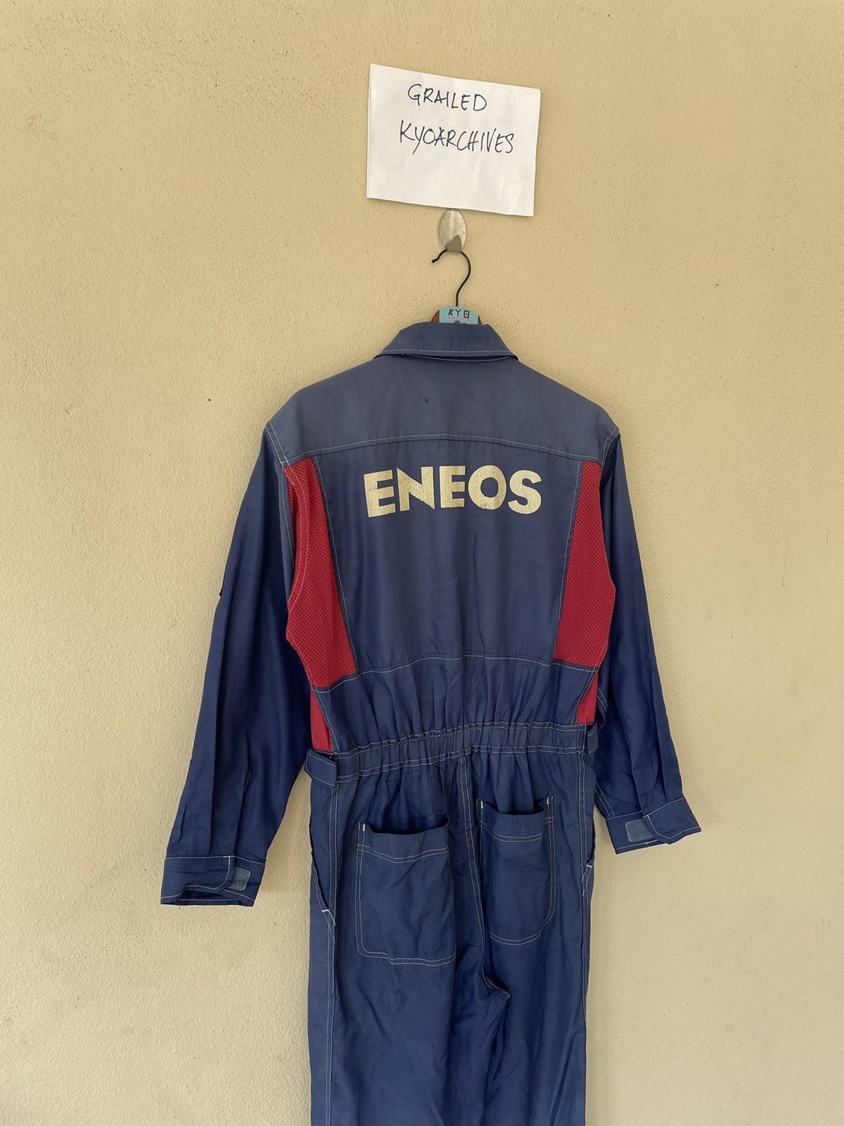 Japanese Brand × Vintage VINTAGE ENEOS x INITIAL D COVERALL Size US M / EU 48-50 / 2 - 8 Thumbnail