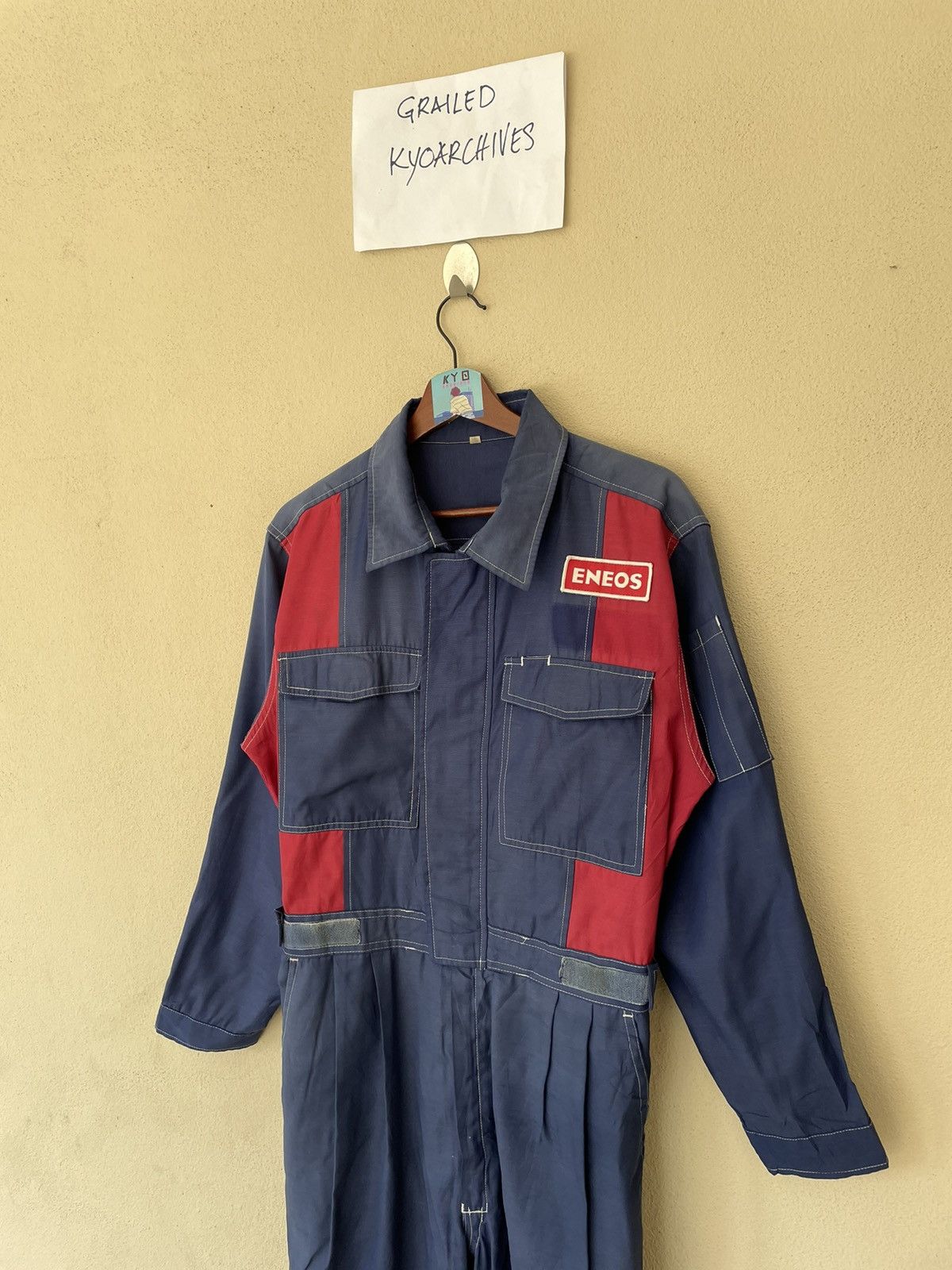Japanese Brand × Vintage VINTAGE ENEOS x INITIAL D COVERALL Size US M / EU 48-50 / 2 - 4 Thumbnail