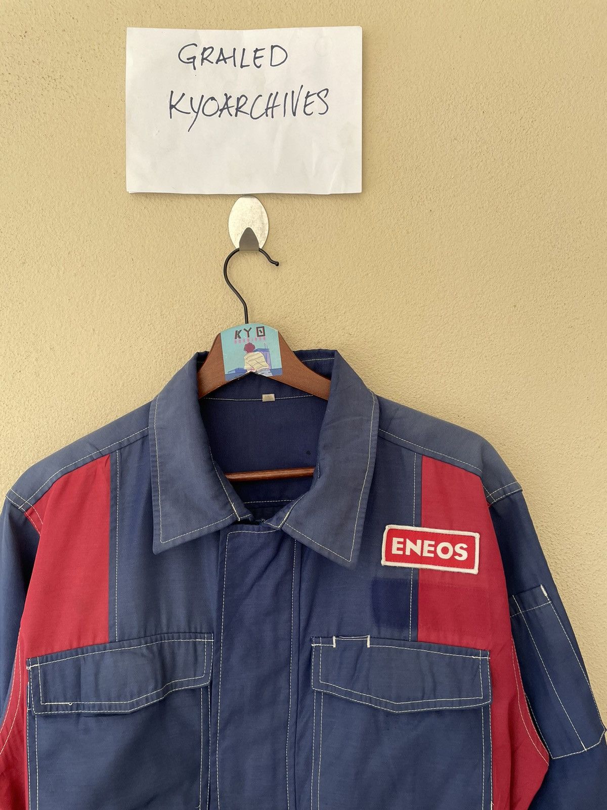 Japanese Brand × Vintage VINTAGE ENEOS x INITIAL D COVERALL Size US M / EU 48-50 / 2 - 5 Thumbnail