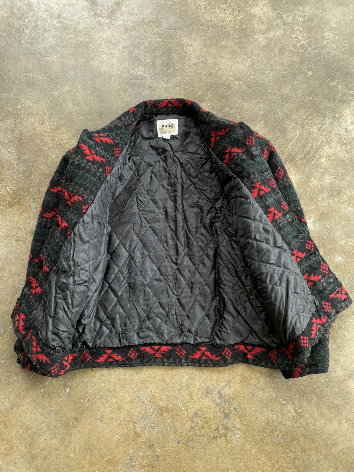Japanese Brand × Vintage ARTIFACT PROG CREST AZTEC JACKET Size US L / EU 52-54 / 3 - 5 Thumbnail