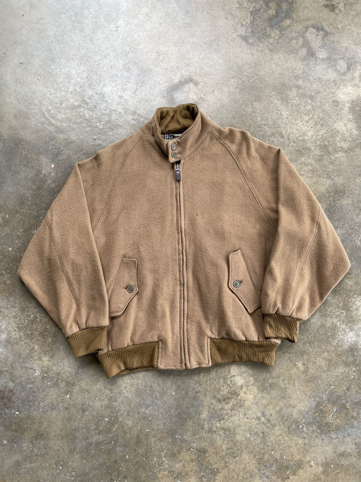 Japanese Brand × Vintage VINTAGE GULK HOMME CASHMERE BOMBER Size US L / EU 52-54 / 3 - 1 Thumbnail