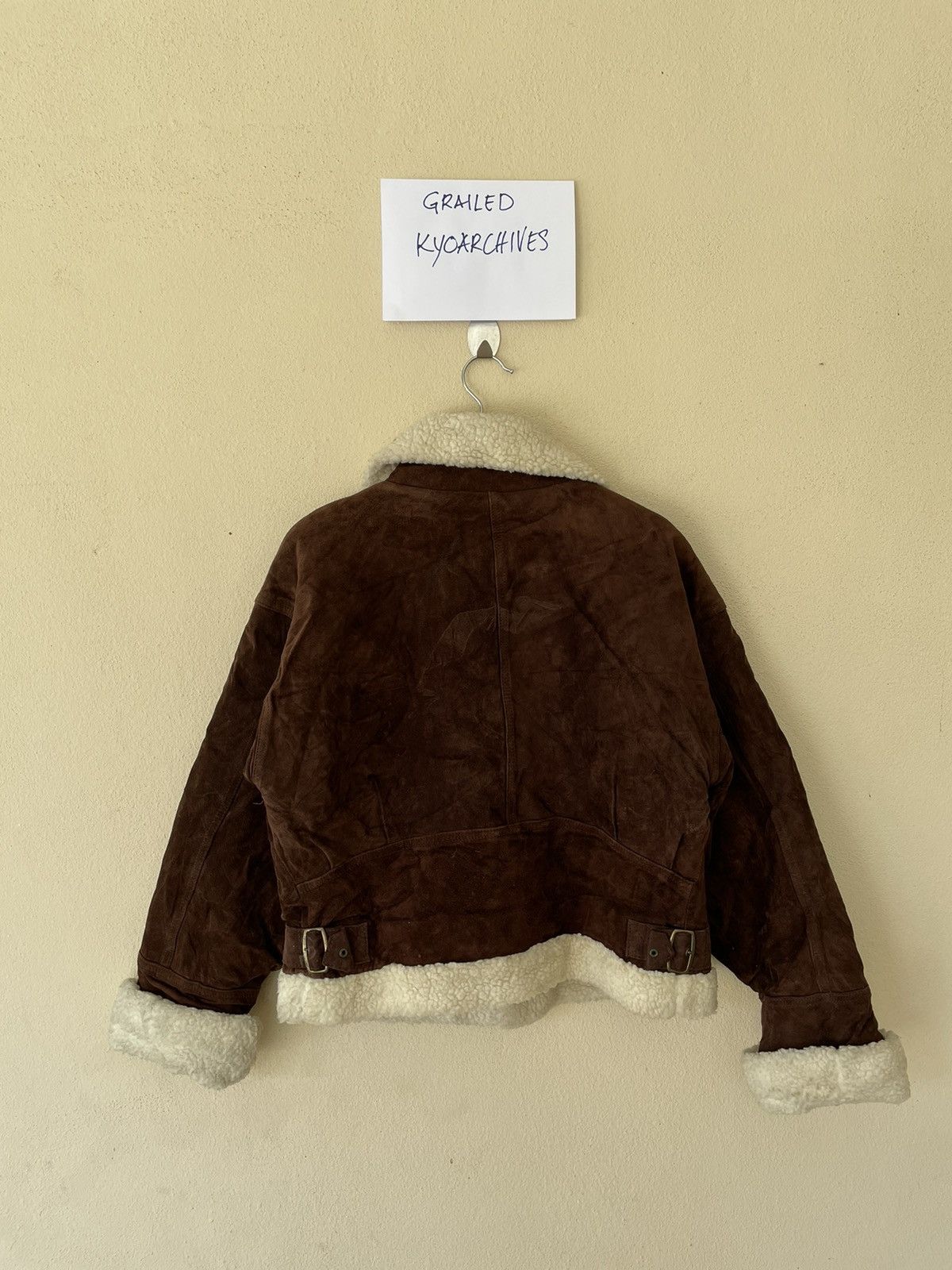 Vintage VINTAGE KEINS SHEARLING LEATHER JACKET Size US M / EU 48-50 / 2 - 4 Thumbnail