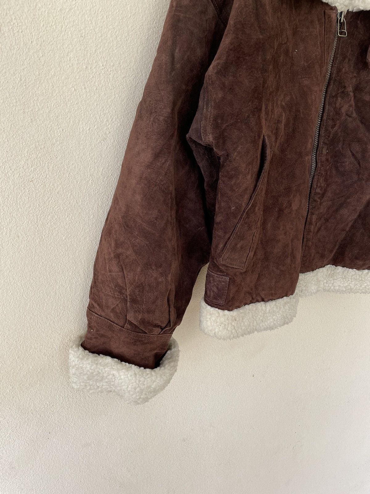 Vintage VINTAGE KEINS SHEARLING LEATHER JACKET Size US M / EU 48-50 / 2 - 8 Thumbnail