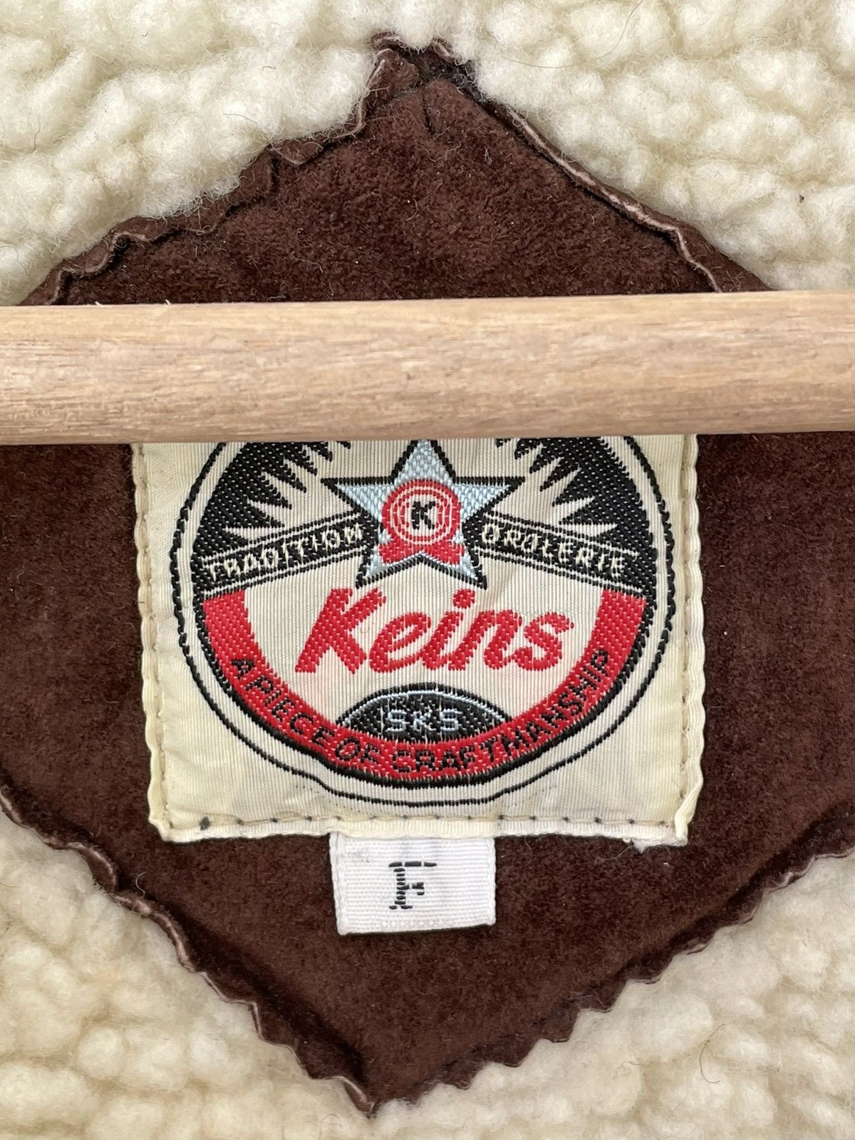 Vintage VINTAGE KEINS SHEARLING LEATHER JACKET Size US M / EU 48-50 / 2 - 12 Thumbnail