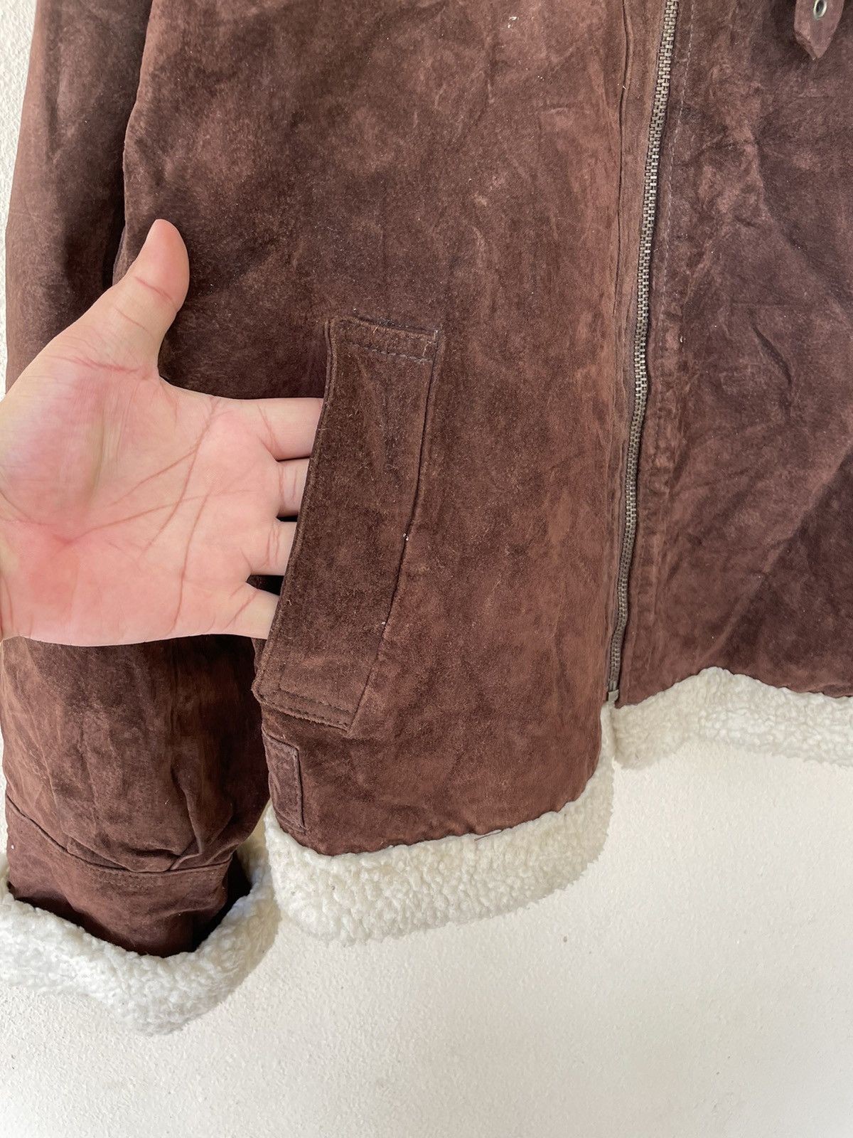 Vintage VINTAGE KEINS SHEARLING LEATHER JACKET Size US M / EU 48-50 / 2 - 10 Thumbnail