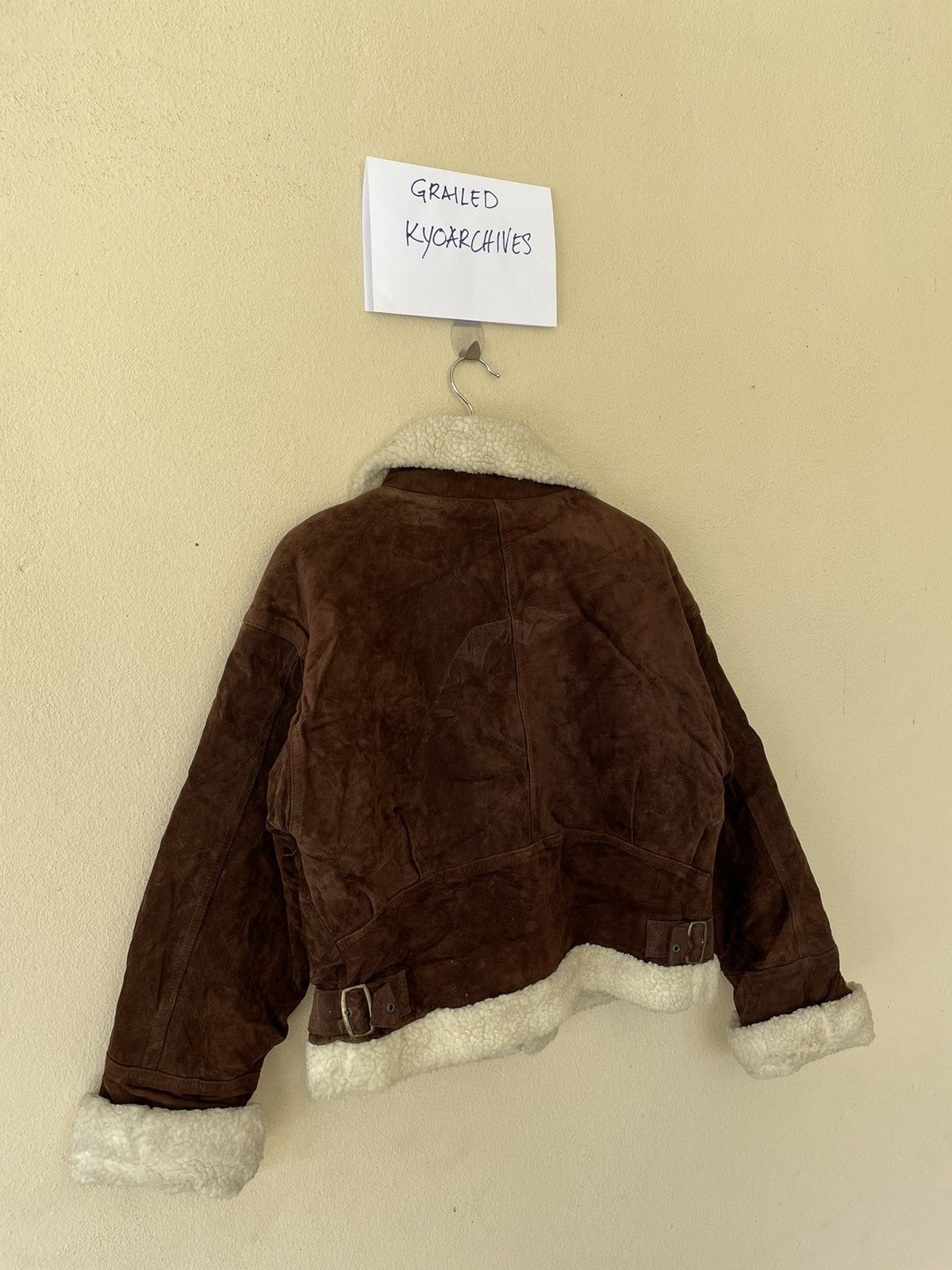 Vintage VINTAGE KEINS SHEARLING LEATHER JACKET Size US M / EU 48-50 / 2 - 5 Thumbnail