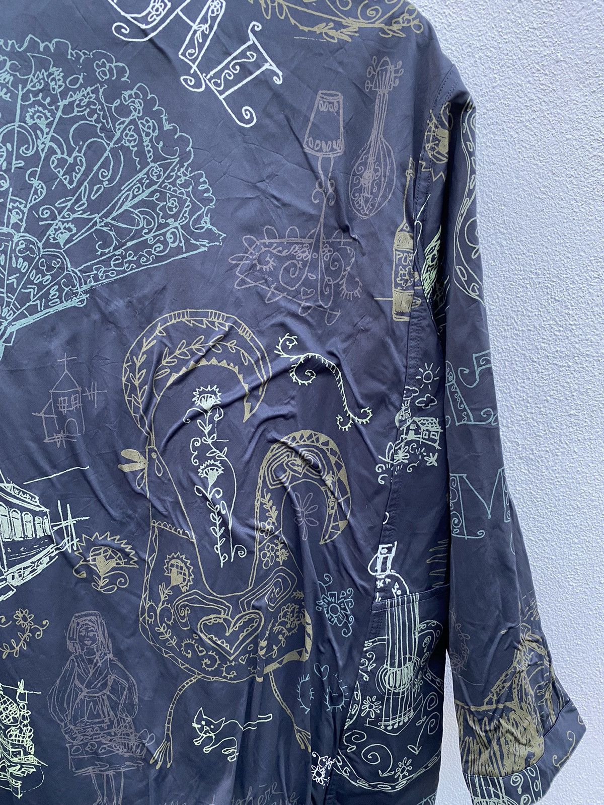 Japanese Brand Portugal artwort ovp trench coat Size US L / EU 52-54 / 3 - 6 Thumbnail