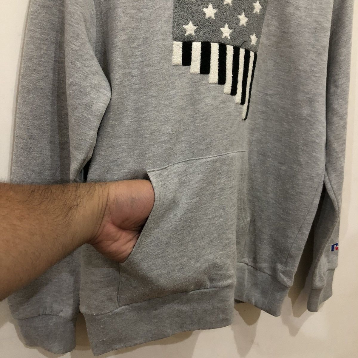 Russell Athletic Vintage Russell Athlete America Flag Hoodie Size US S / EU 44-46 / 1 - 4 Thumbnail