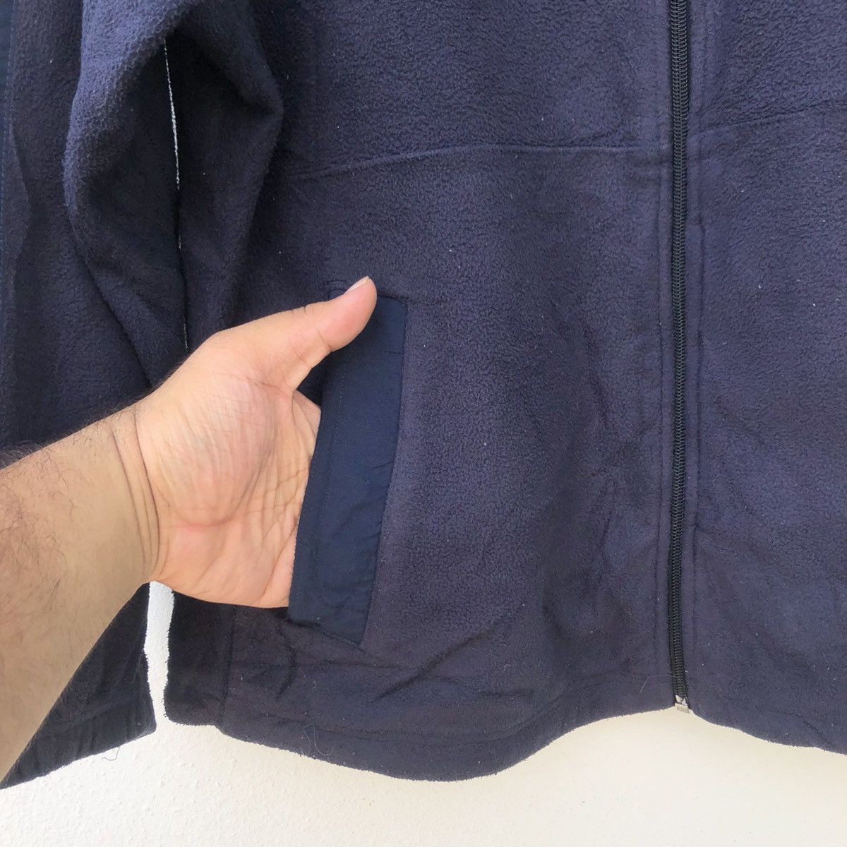 Nike ❌LAST DROP❌Vintage Nike Fleece Small Swoosh Jacket Size US XL / EU 56 / 4 - 7 Thumbnail