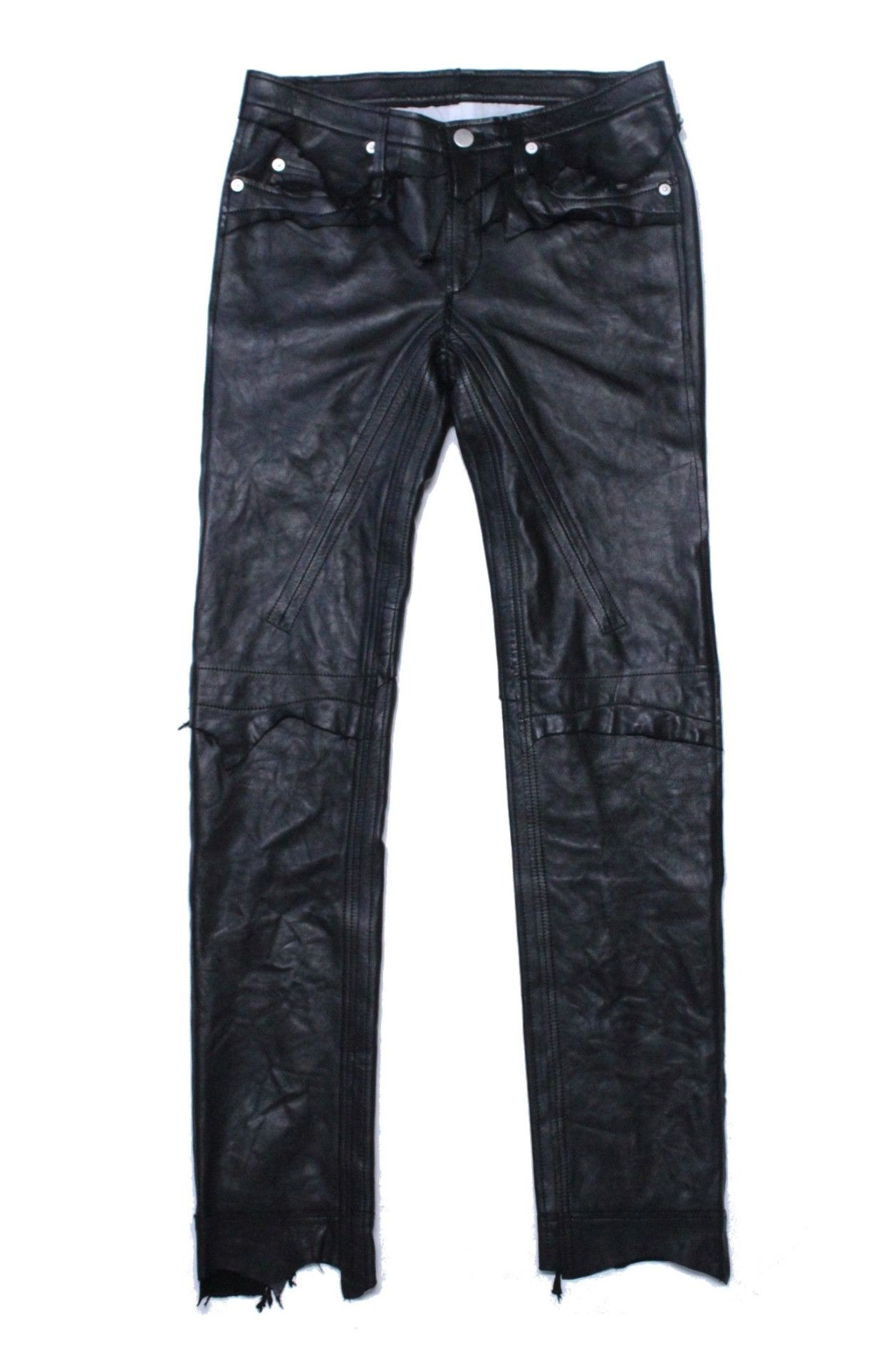 Takahiromiyashita The Soloist. Roughout leather jeans, sz 50 | Grailed