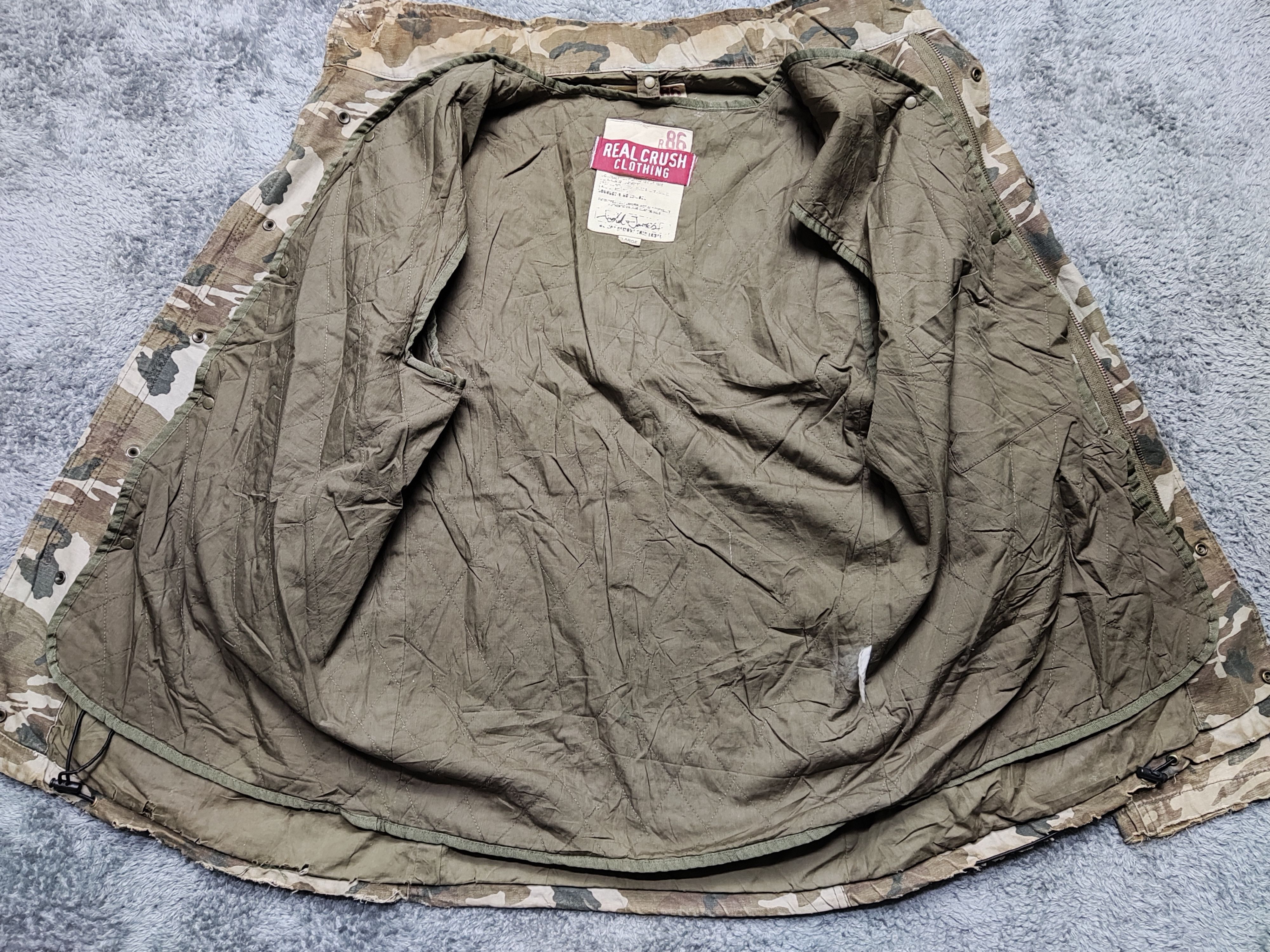 Other 🔥Accept Offer🔥Vintage Real Crush Clothing Distress Jacket Size US M / EU 48-50 / 2 - 8 Thumbnail