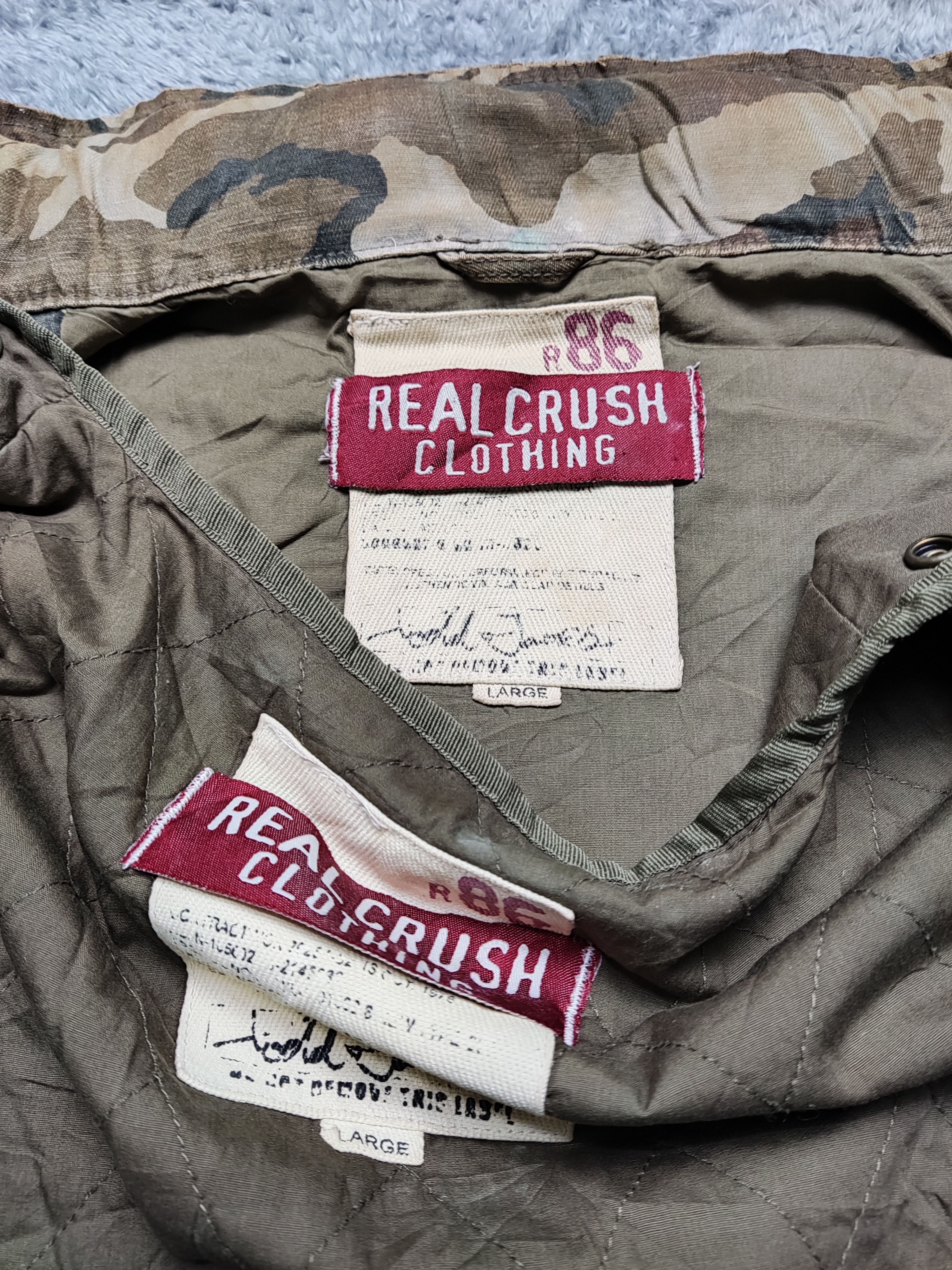 Other 🔥Accept Offer🔥Vintage Real Crush Clothing Distress Jacket Size US M / EU 48-50 / 2 - 9 Thumbnail