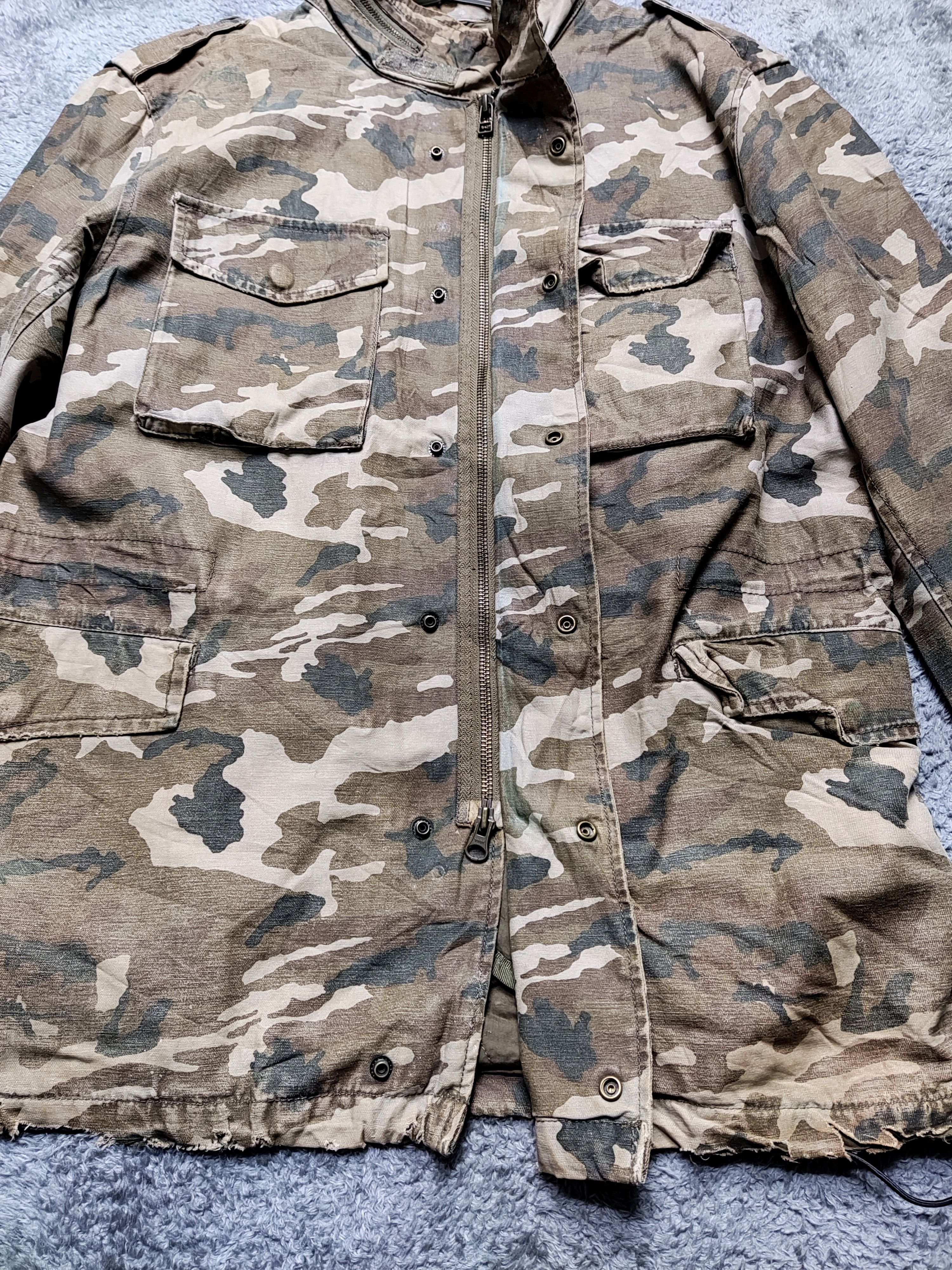Other 🔥Accept Offer🔥Vintage Real Crush Clothing Distress Jacket Size US M / EU 48-50 / 2 - 5 Thumbnail
