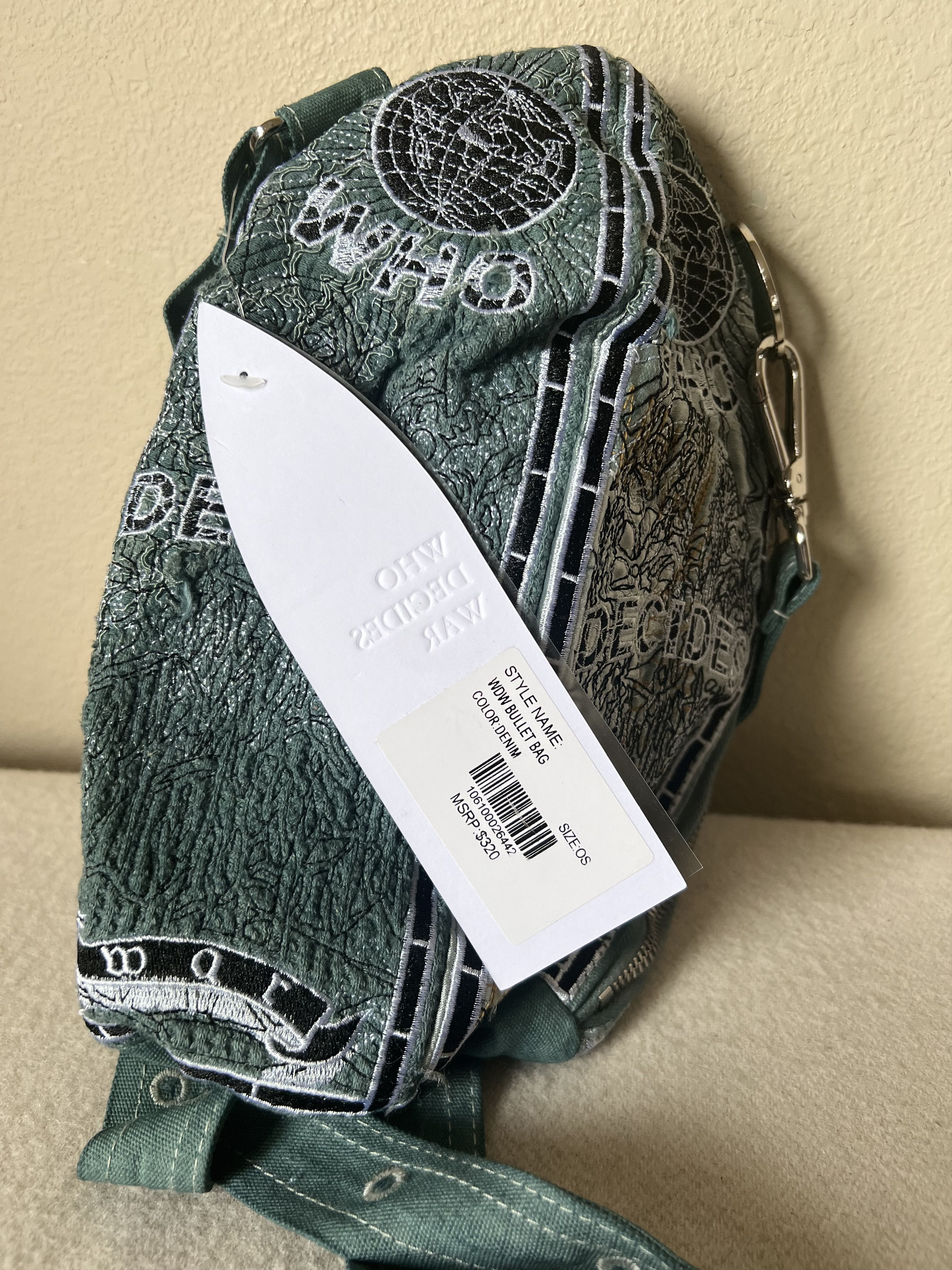 Who Decides War Who Decides War Bullet Bag in Denim Blue Size ONE SIZE - 4 Thumbnail