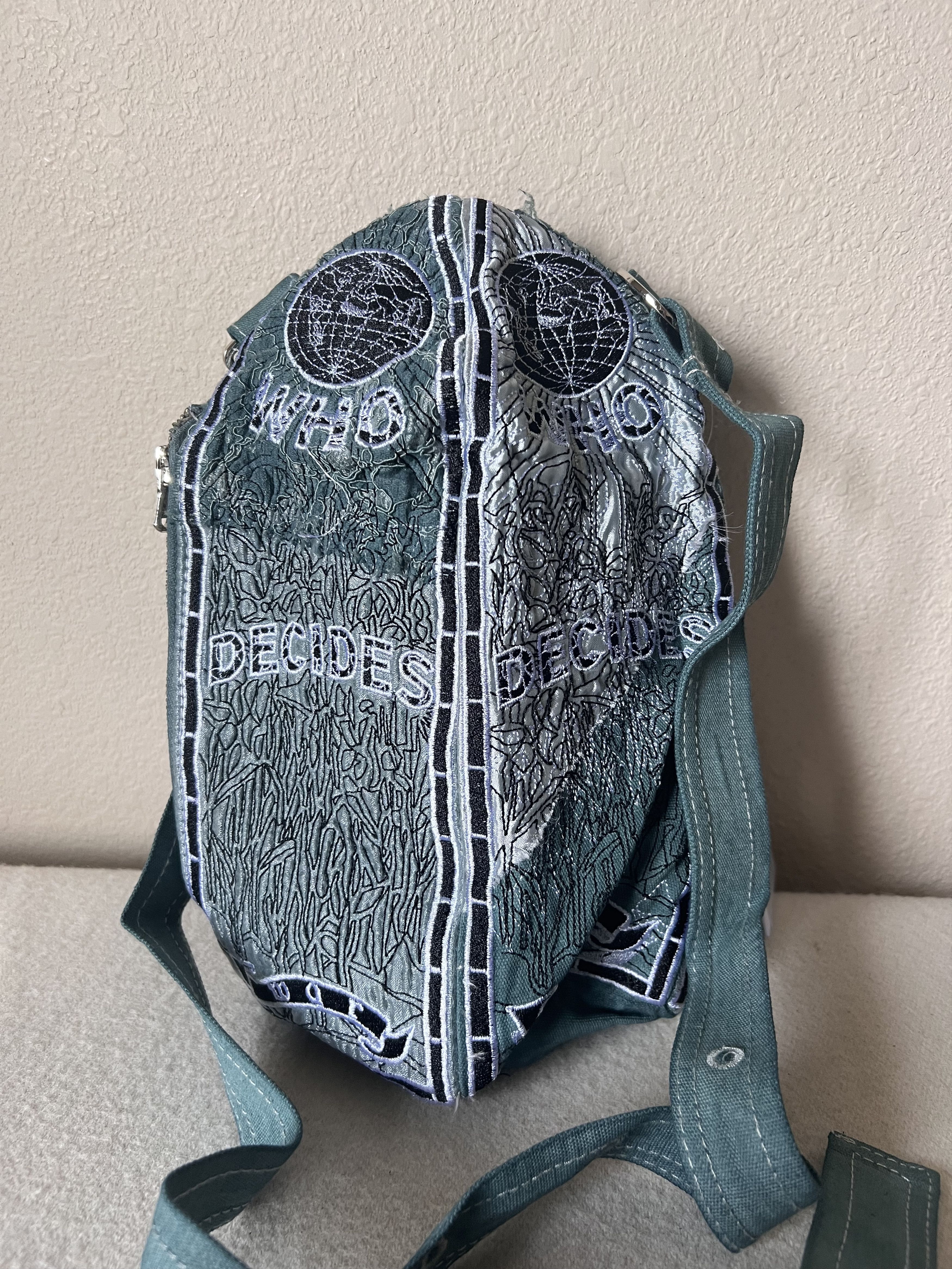 Who Decides War Who Decides War Bullet Bag in Denim Blue Size ONE SIZE - 3 Thumbnail