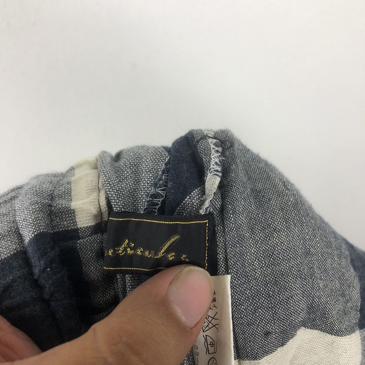 Japanese Brand Vintage Patchwork Pant Inspired Kapital Japan Tartan Design Size US 30 / EU 46 - 12 Thumbnail