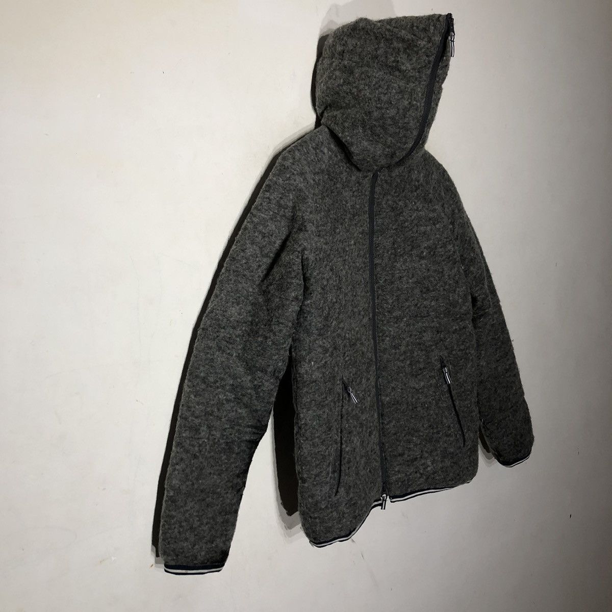 Beams Plus Wool Puffer Hoodie Jacket by Beams Fabric Of Japan Size US L / EU 52-54 / 3 - 3 Thumbnail